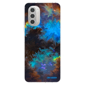 Picasee silikonski prozorni ovitek za Motorola Moto G51 - Space