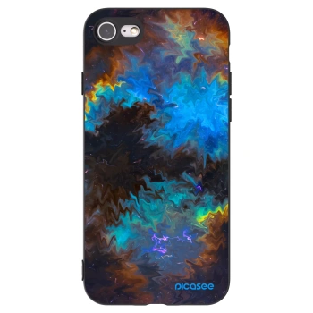 Picasee silikonski črni ovitek za Apple iPhone 7 - Space