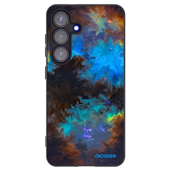 Picasee silikonski črni ovitek za Samsung Galaxy S25 5G - Space