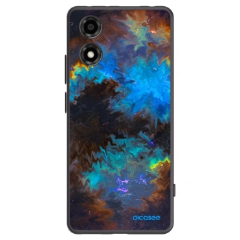 Picasee silikonski črni ovitek za Motorola Moto E14 - Space