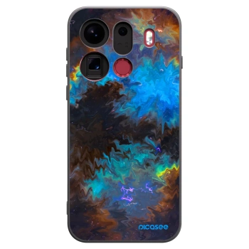 Picasee silikonski črni ovitek za OPPO Find X9 Pro - Space