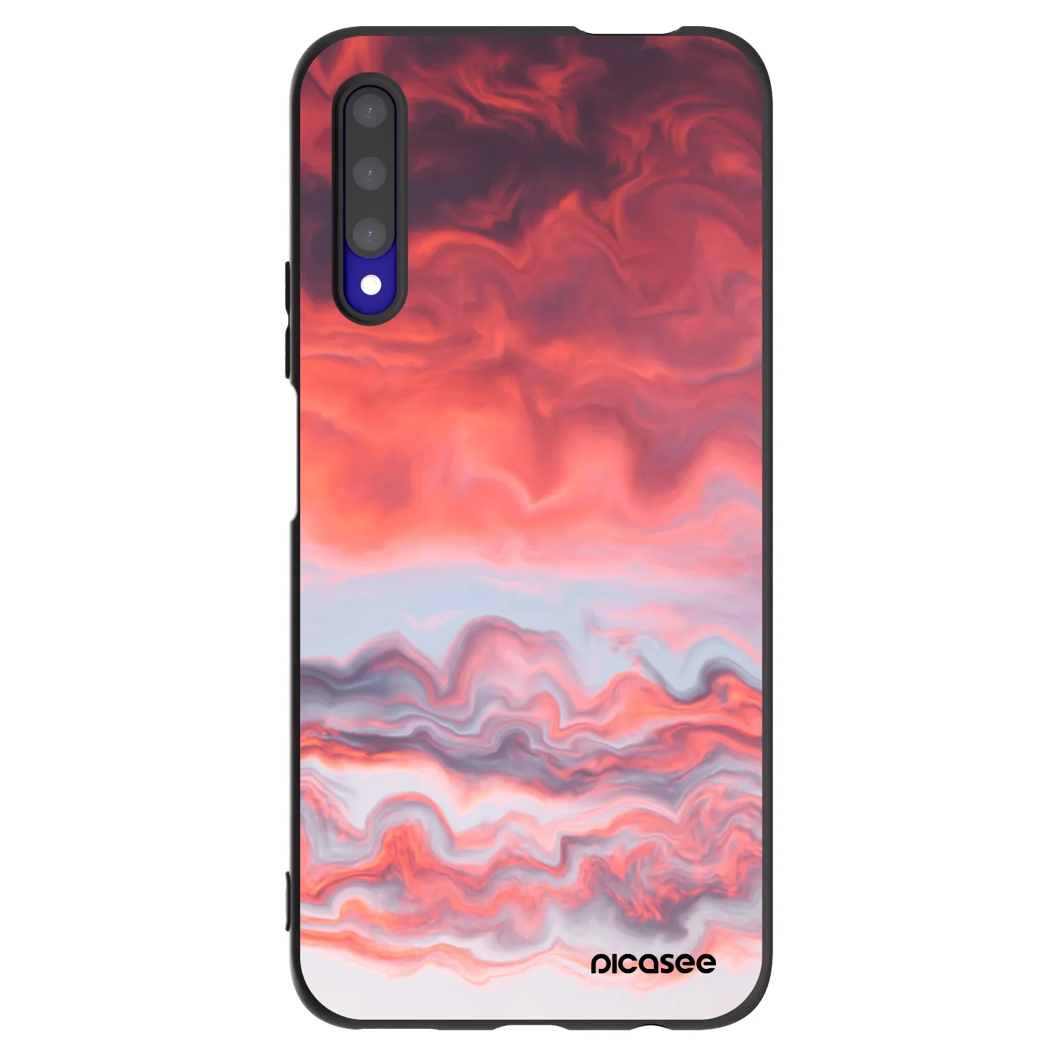 Picasee silikonski črni ovitek za Honor 9X Pro - Sunset