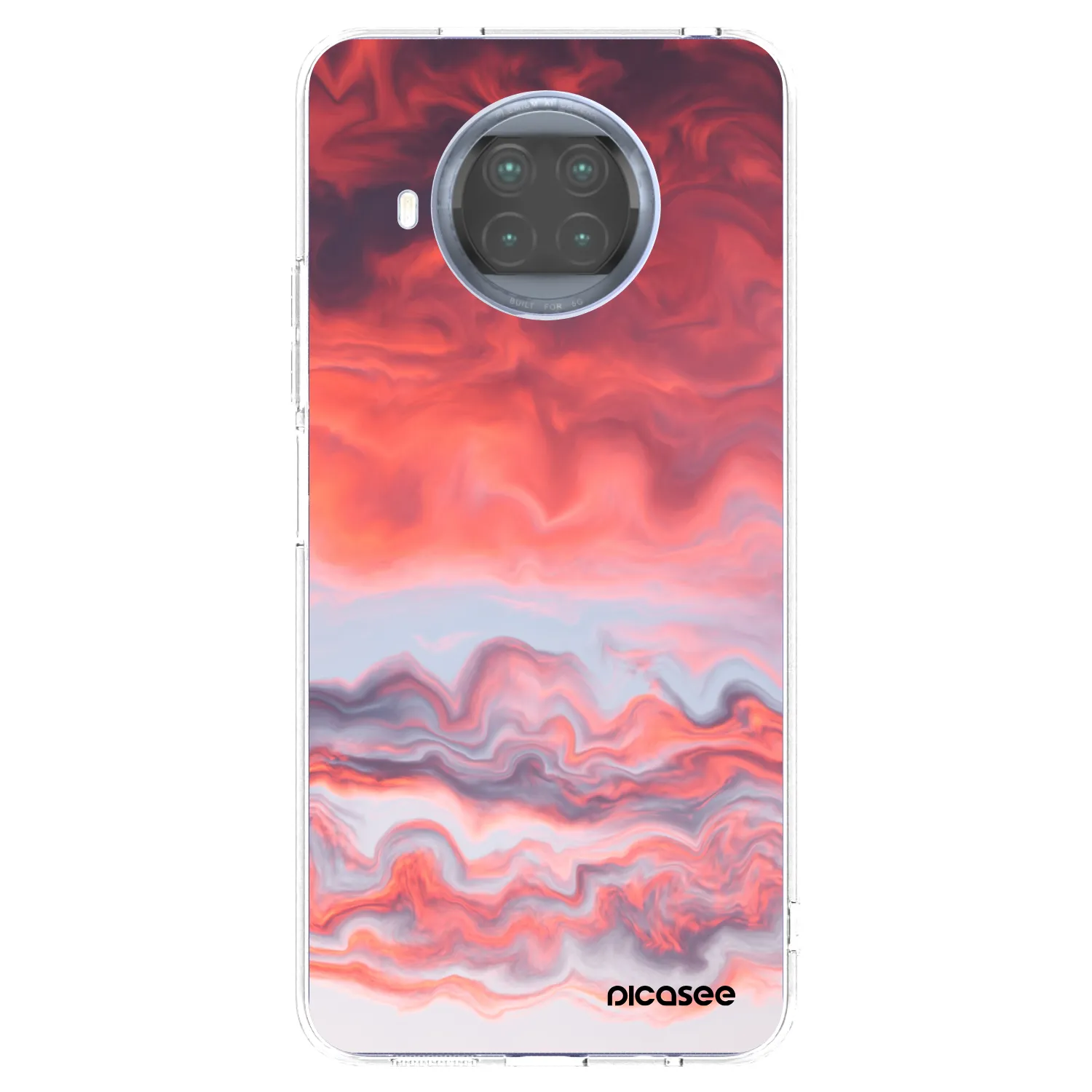 Picasee silikonski prozorni ovitek za Xiaomi Mi 10T Lite - Sunset