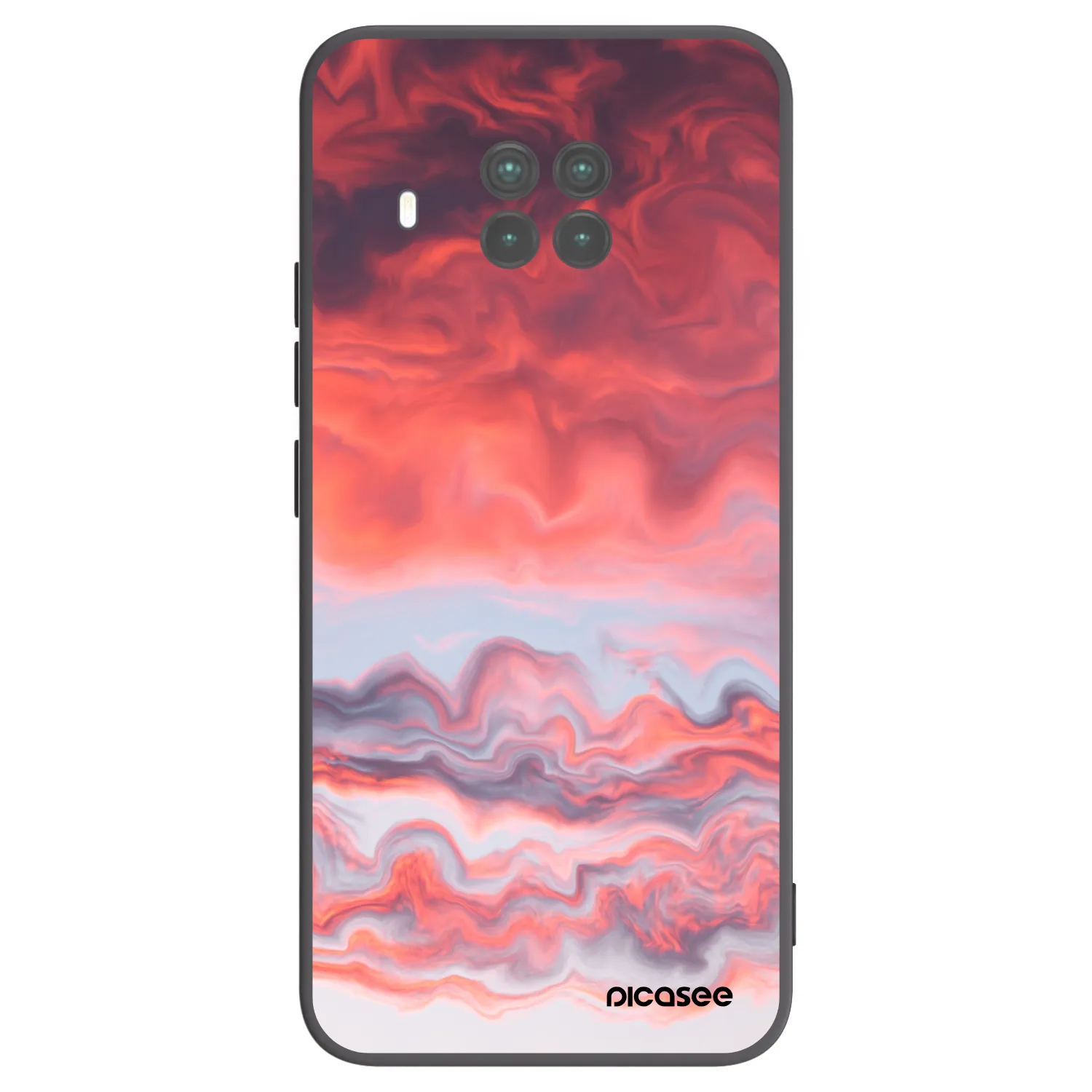 Picasee silikonski črni ovitek za Xiaomi Mi 10T Lite - Sunset