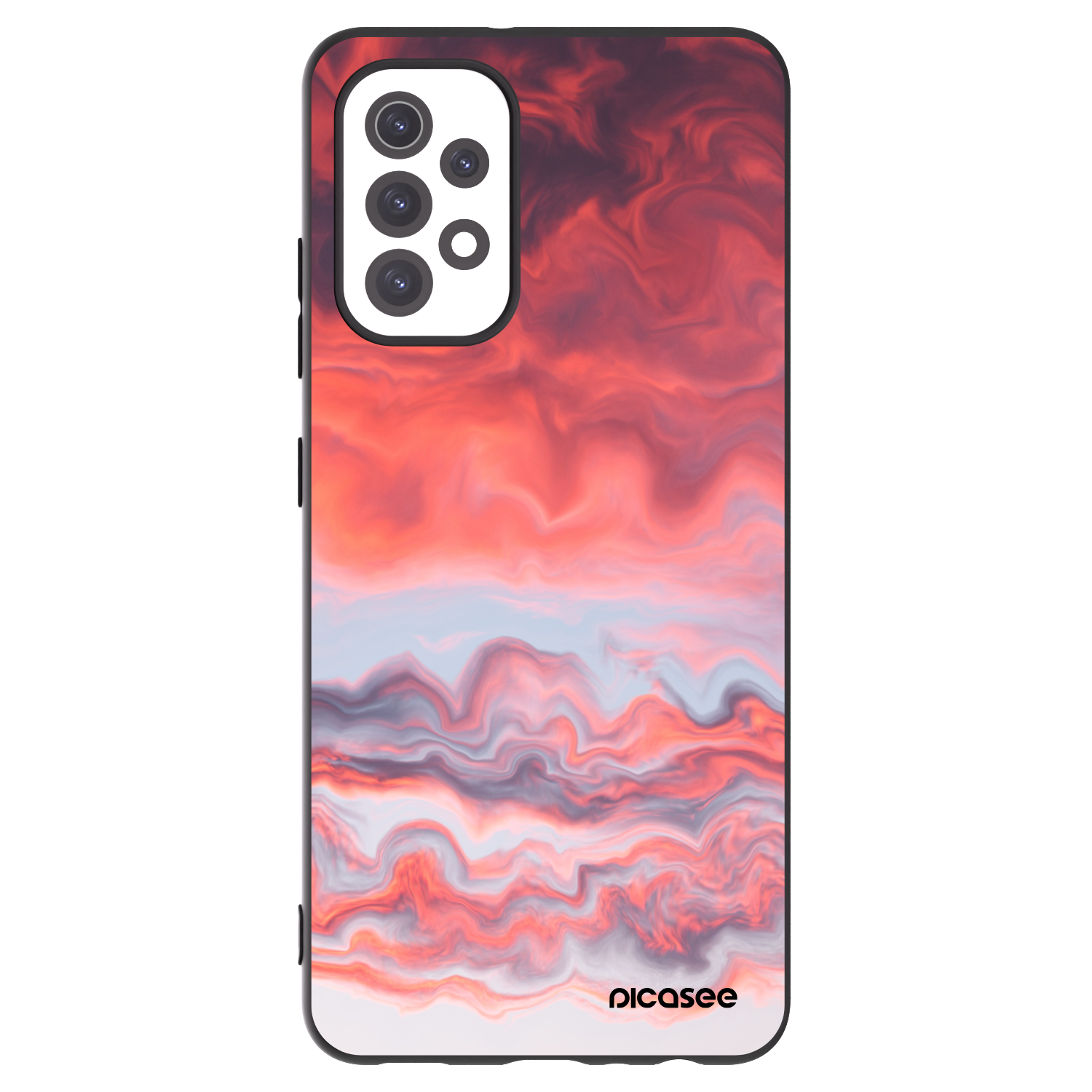 Picasee silikonski črni ovitek za Samsung Galaxy A32 5G A326B - Sunset