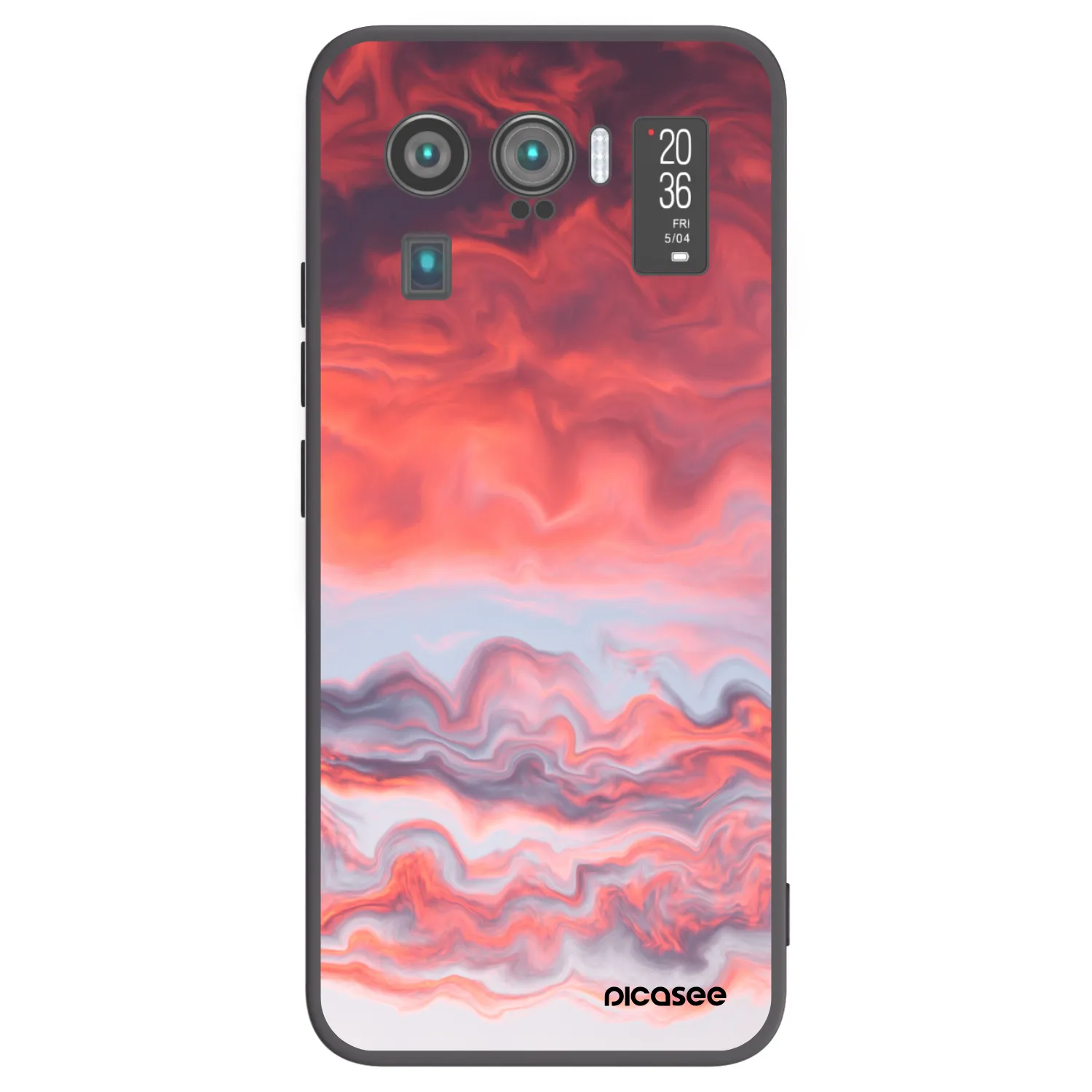 Picasee silikonski črni ovitek za Xiaomi Mi 11 Ultra - Sunset