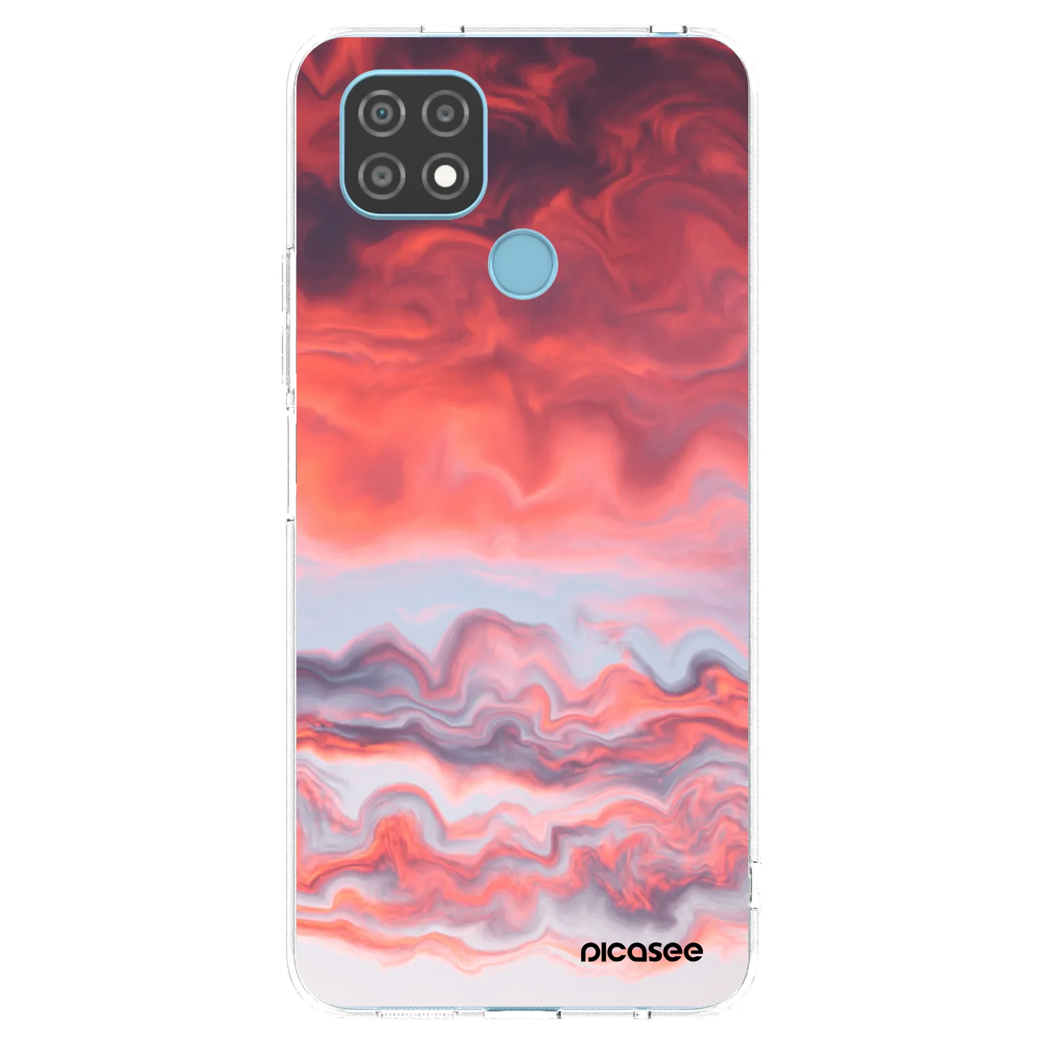 Picasee silikonski prozorni ovitek za Realme C21 - Sunset