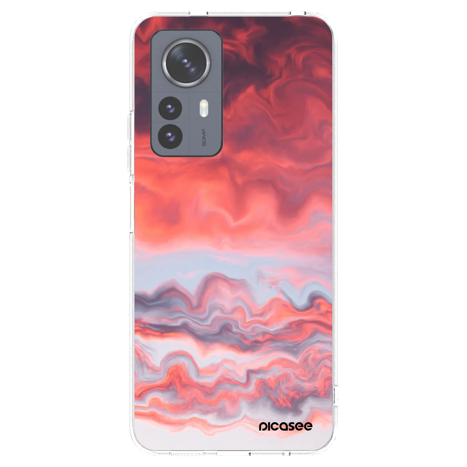 Picasee silikonski prozorni ovitek za Xiaomi 12 Pro - Sunset
