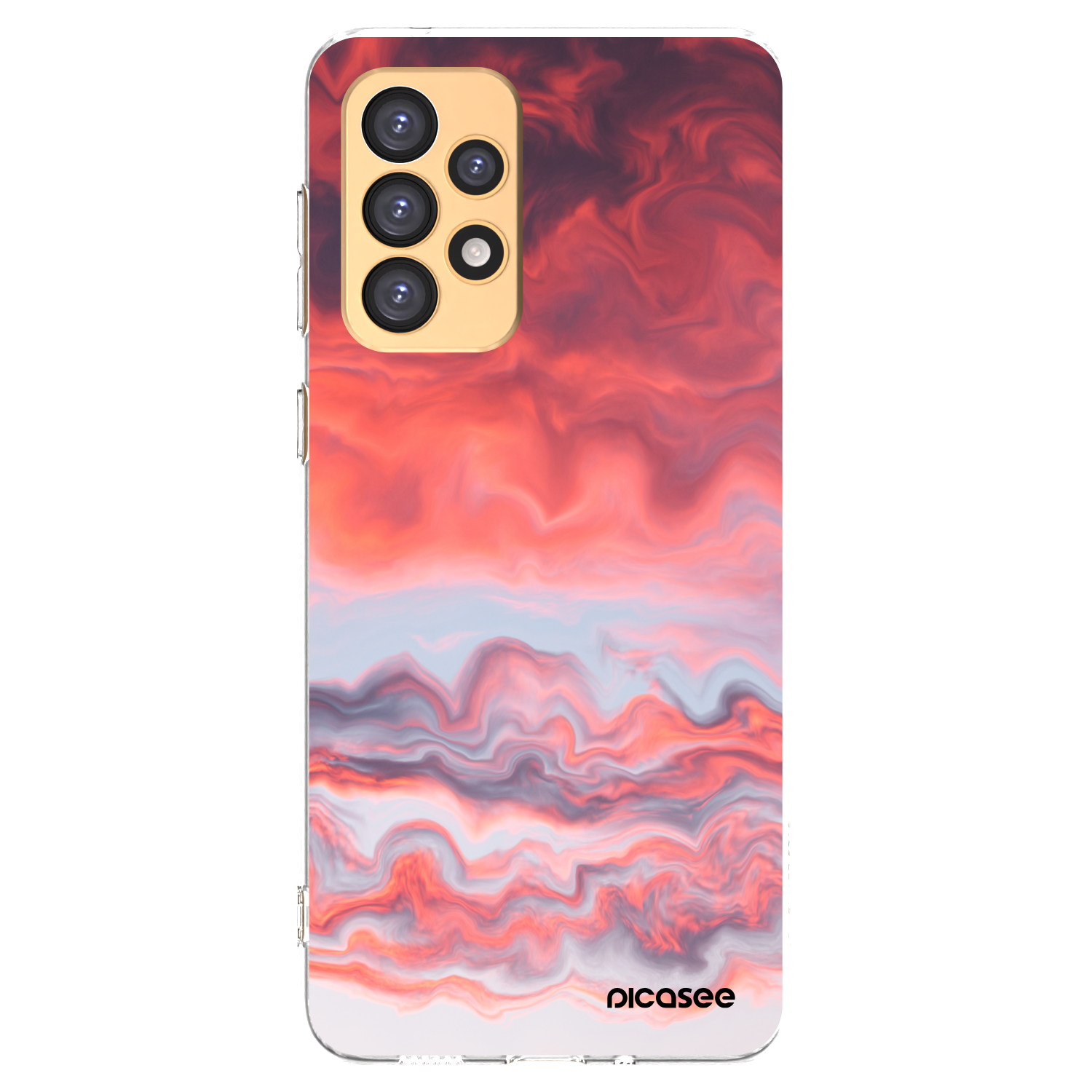 Picasee silikonski prozorni ovitek za Samsung Galaxy A33 5G A336 - Sunset