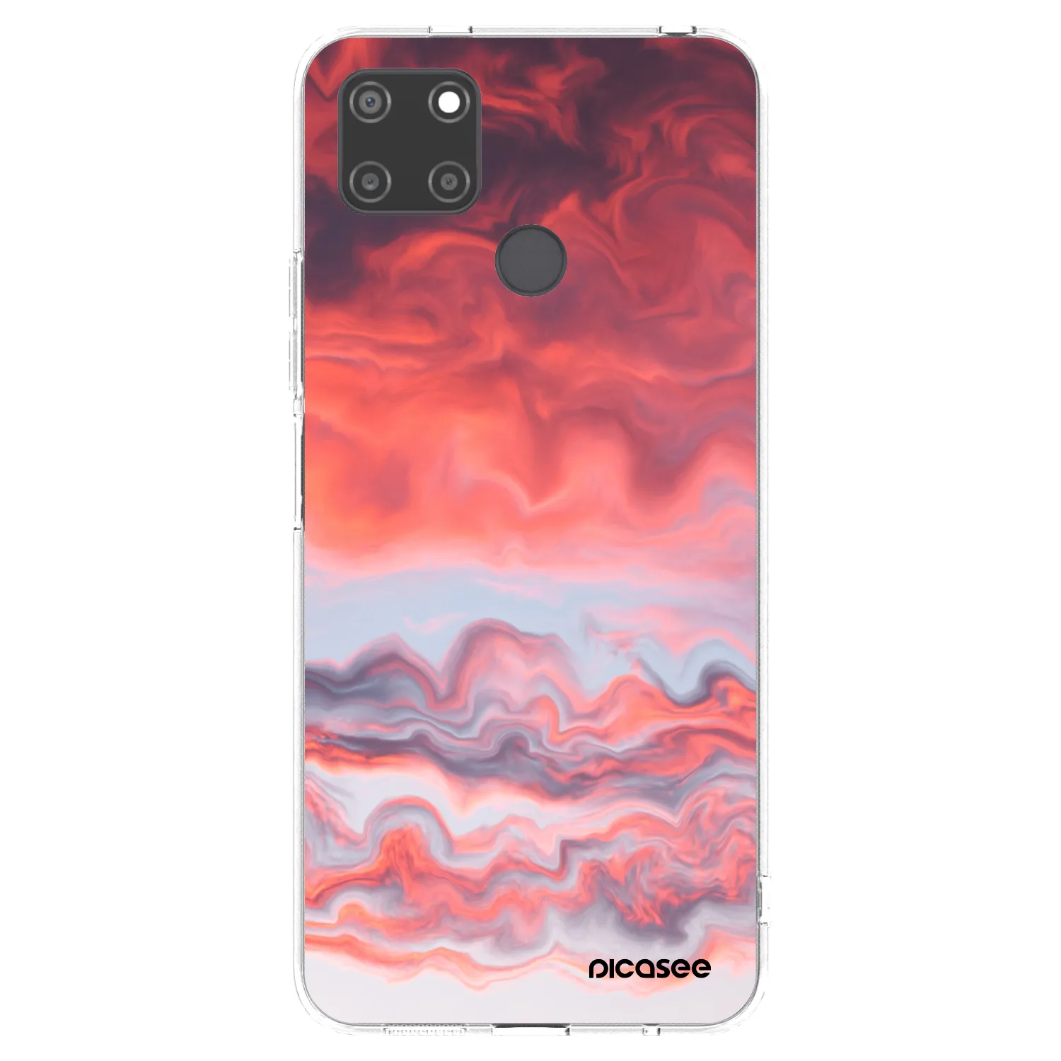 Picasee silikonski prozorni ovitek za Realme C21Y - Sunset