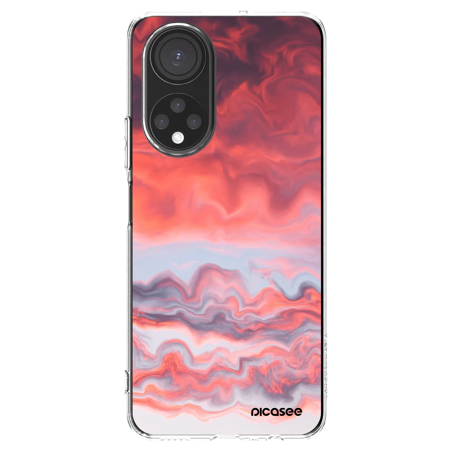 Picasee silikonski prozorni ovitek za Honor X7 - Sunset
