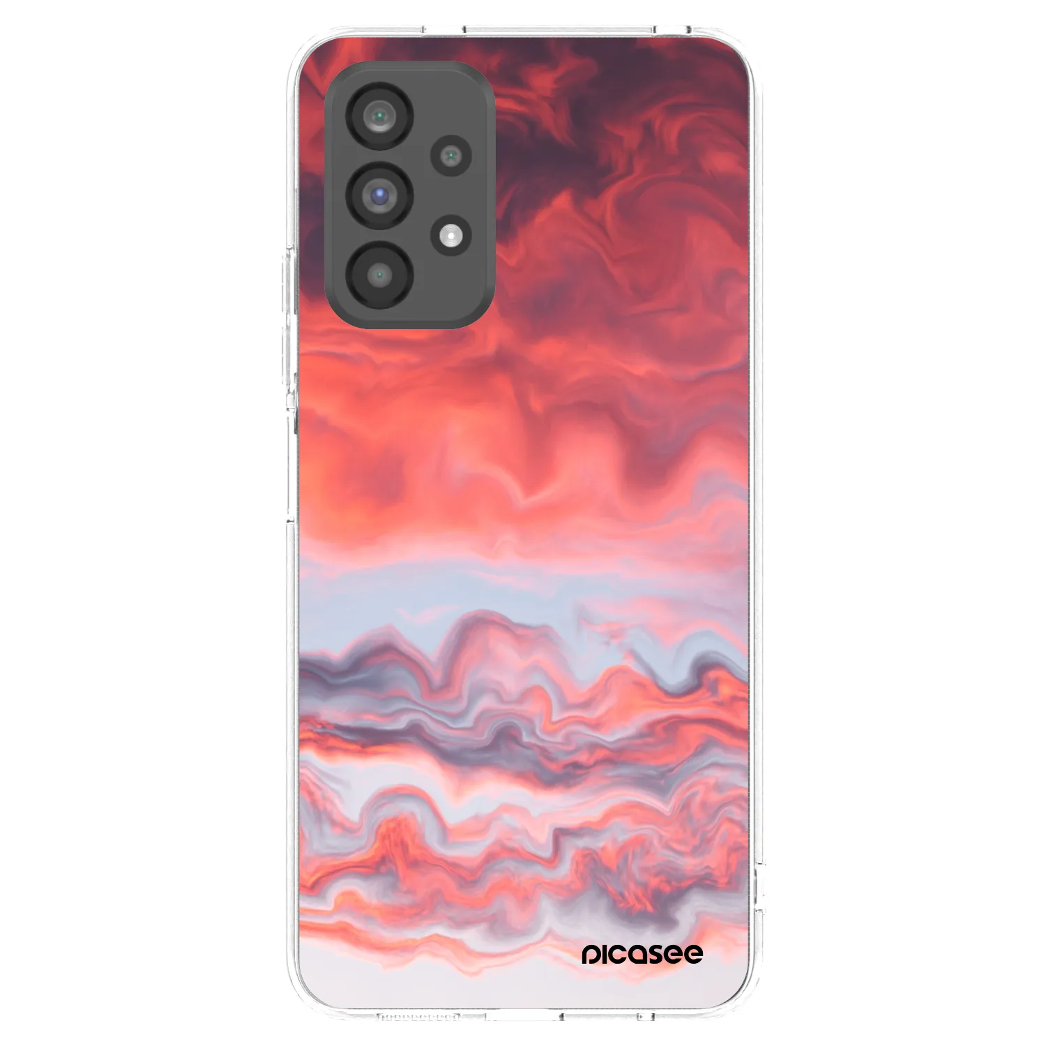 Picasee silikonski prozorni ovitek za Samsung Galaxy A73 5G - Sunset