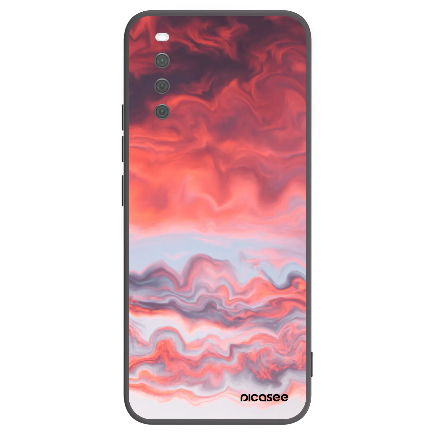 Picasee silikonski črni ovitek za Sony Xperia 10 III - Sunset