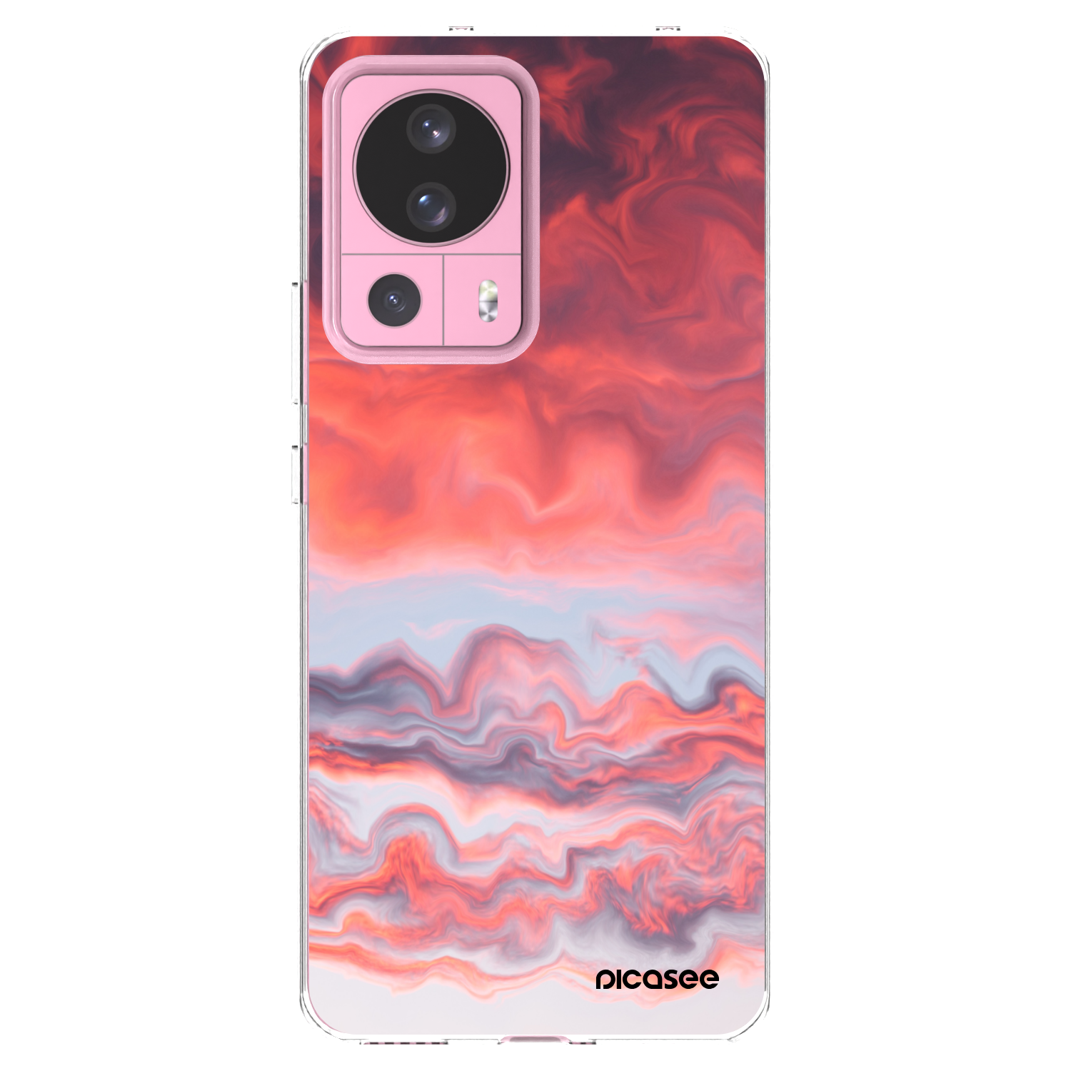 Picasee silikonski prozorni ovitek za Xiaomi 13 Lite - Sunset