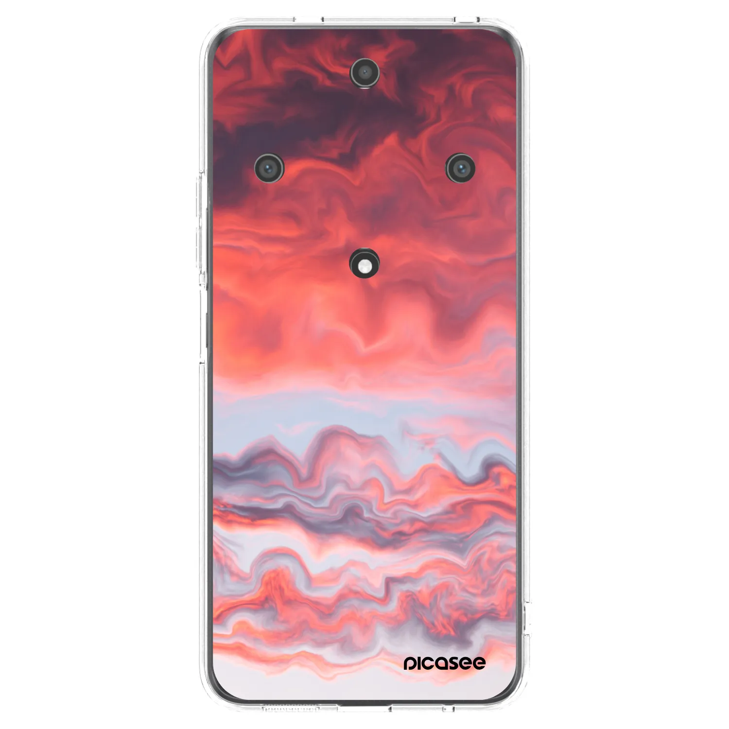 Picasee silikonski prozorni ovitek za Honor Magic5 Lite 5G - Sunset