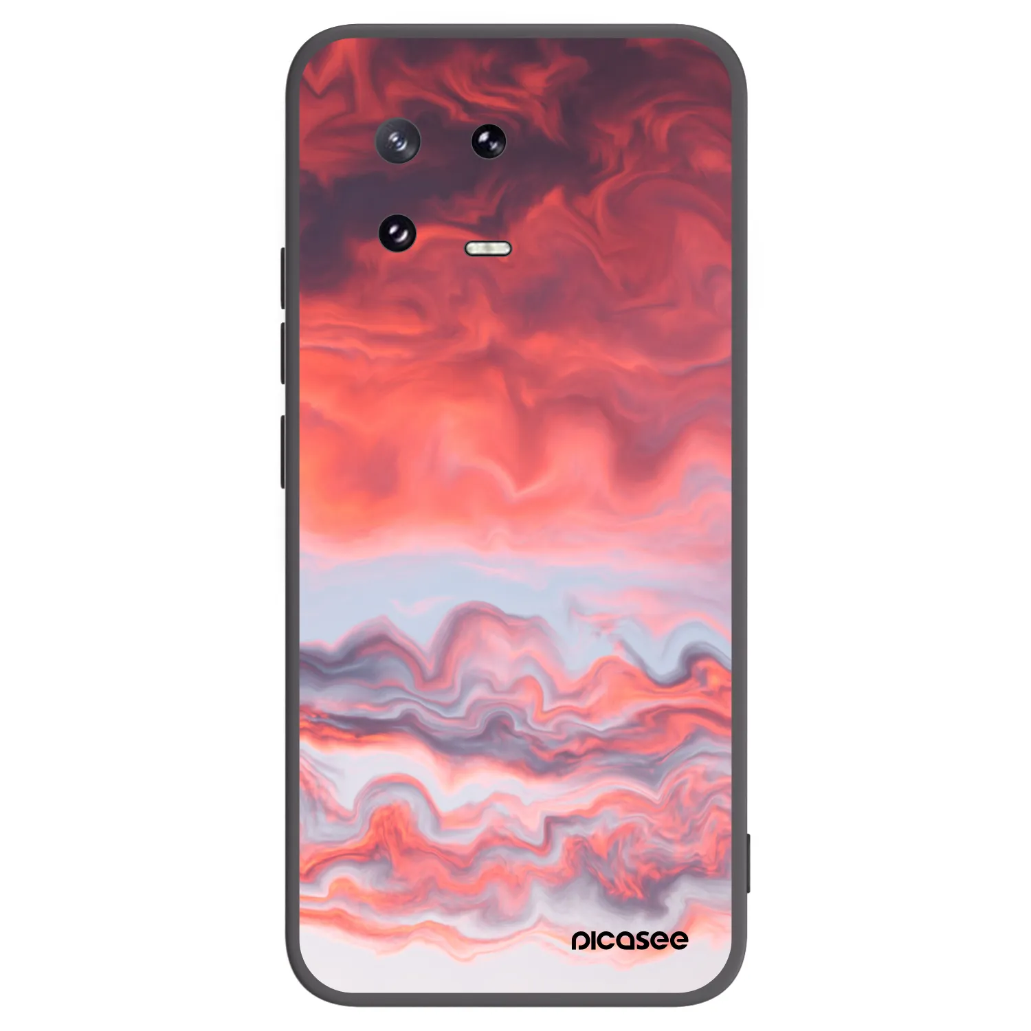 Picasee silikonski črni ovitek za Xiaomi 13 Pro - Sunset