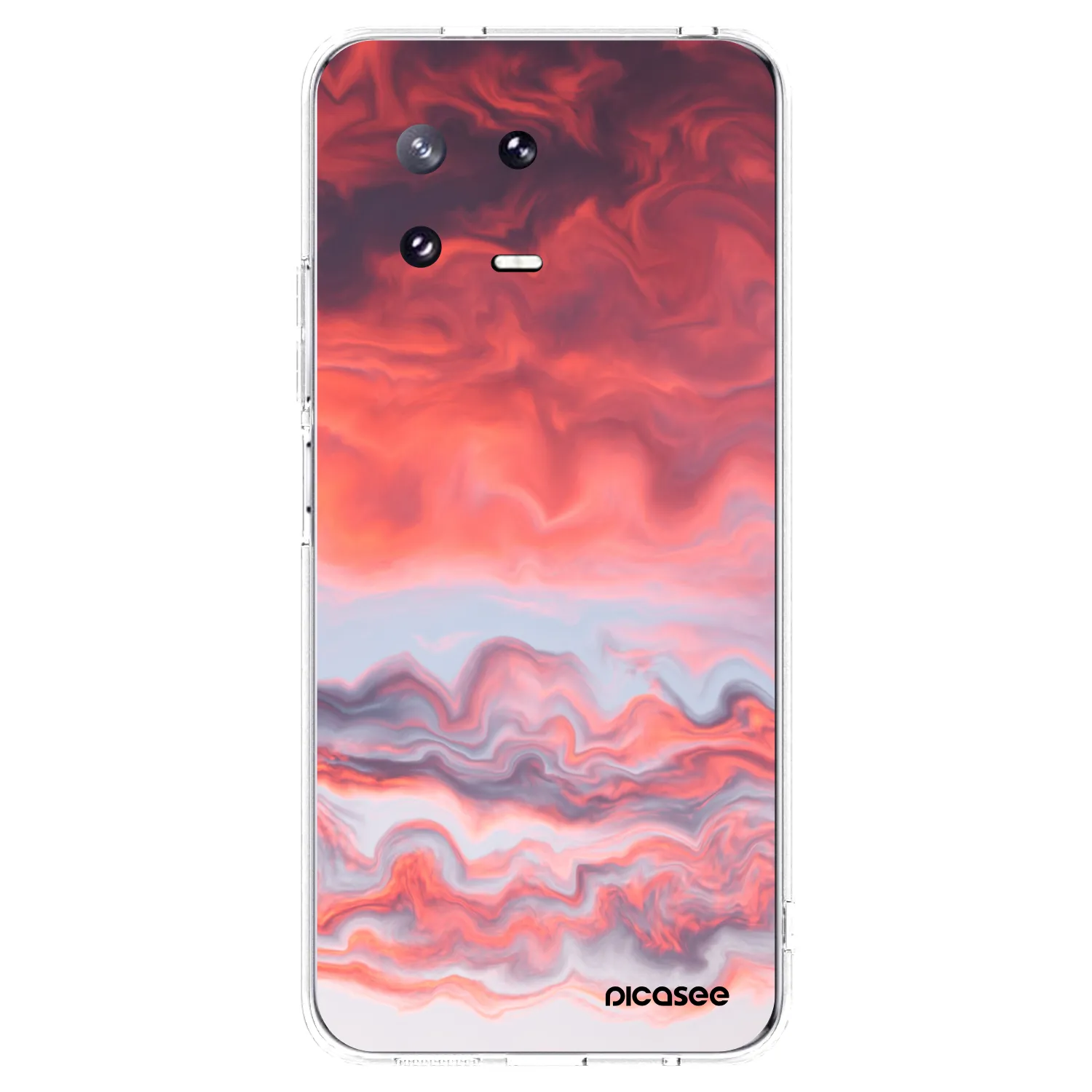 Picasee silikonski prozorni ovitek za Xiaomi 13 Pro - Sunset