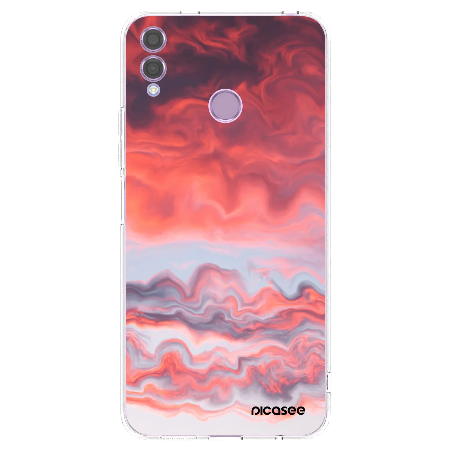 Picasee silikonski prozorni ovitek za Honor 8X - Sunset