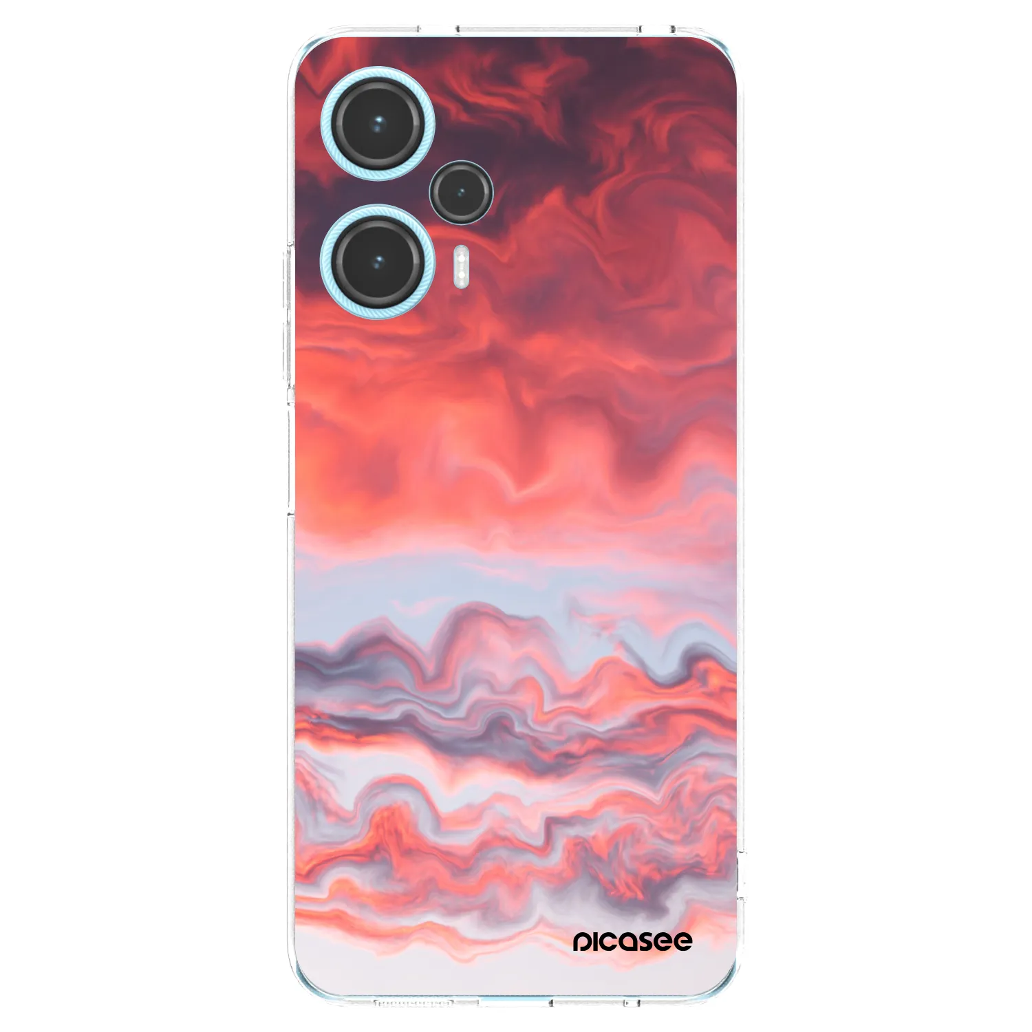 Picasee silikonski prozorni ovitek za Xiaomi Poco F5 - Sunset