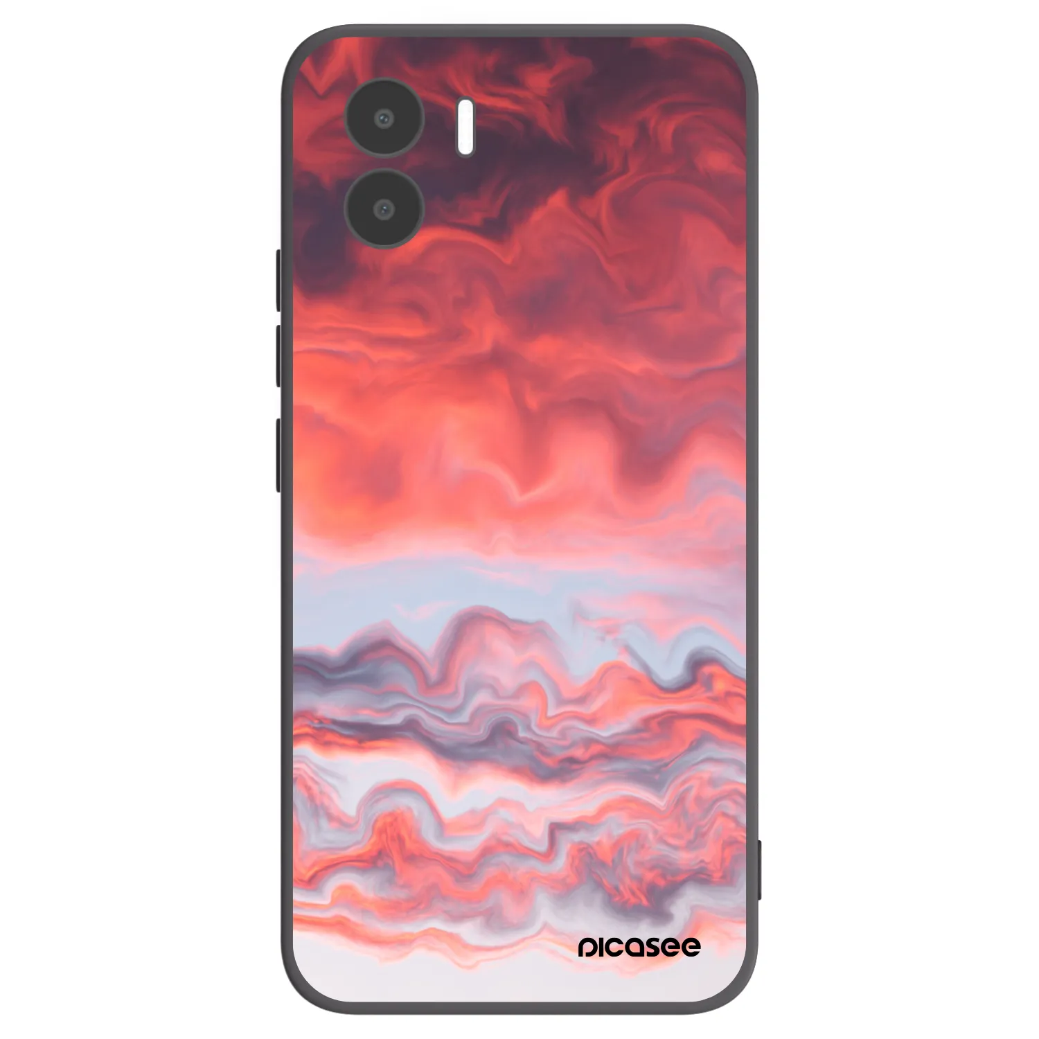 Picasee silikonski črni ovitek za Xiaomi Redmi A2 - Sunset