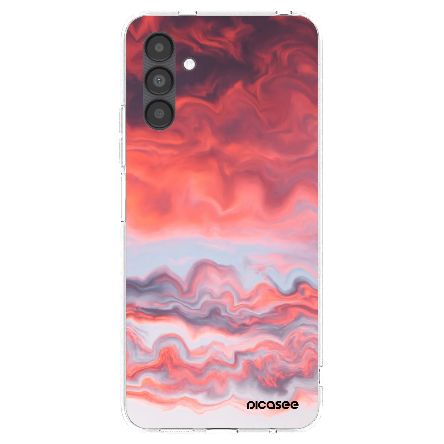 Picasee silikonski prozorni ovitek za Samsung Galaxy A04s A047F - Sunset