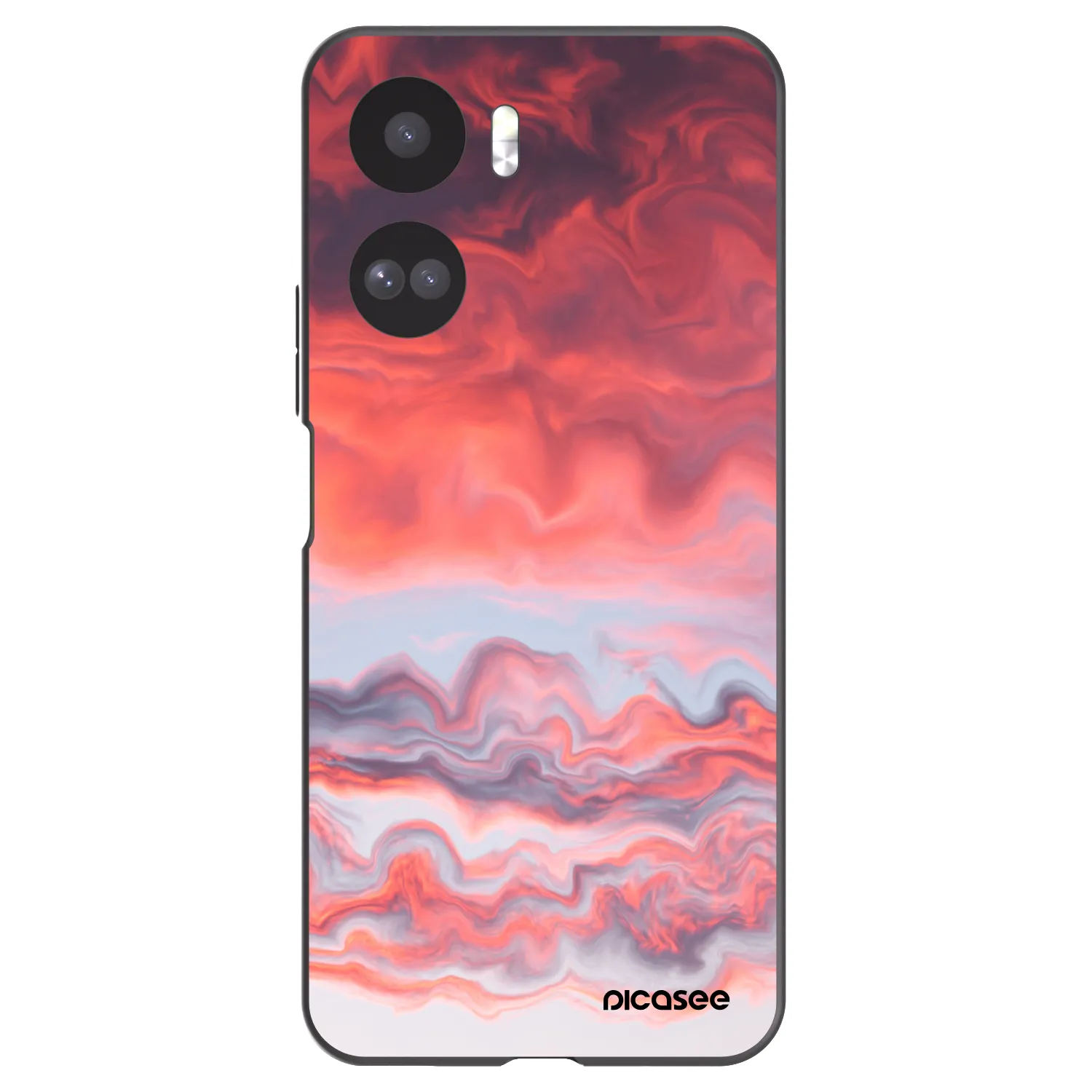 Picasee silikonski črni ovitek za Honor 90 Lite 5G - Sunset