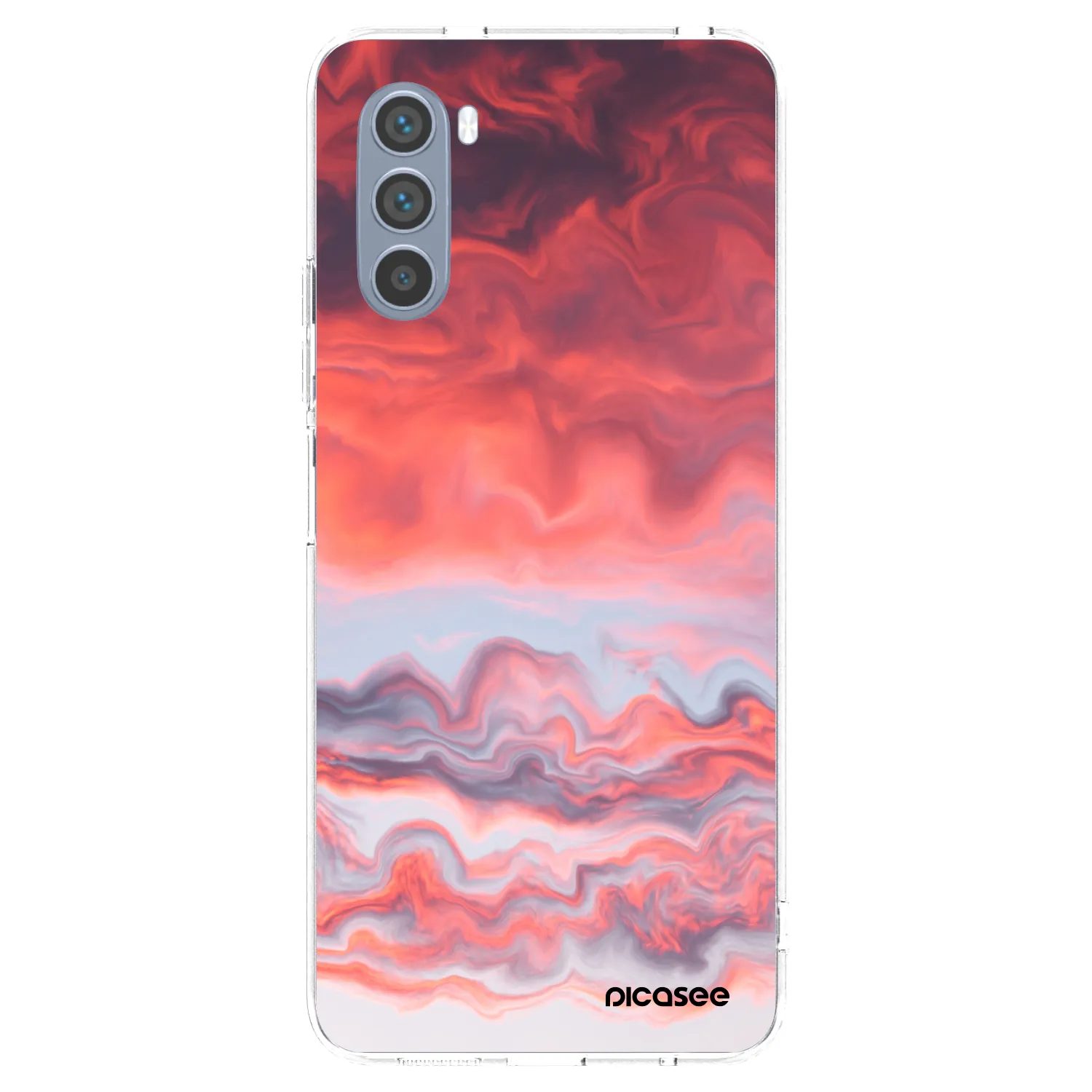 Picasee silikonski prozorni ovitek za Motorola Moto G62 - Sunset