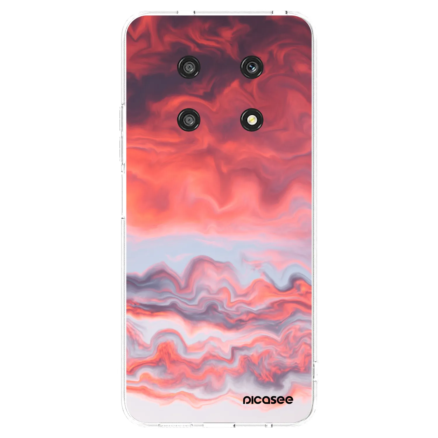 Picasee silikonski prozorni ovitek za Honor Magic4 Lite 5G - Sunset