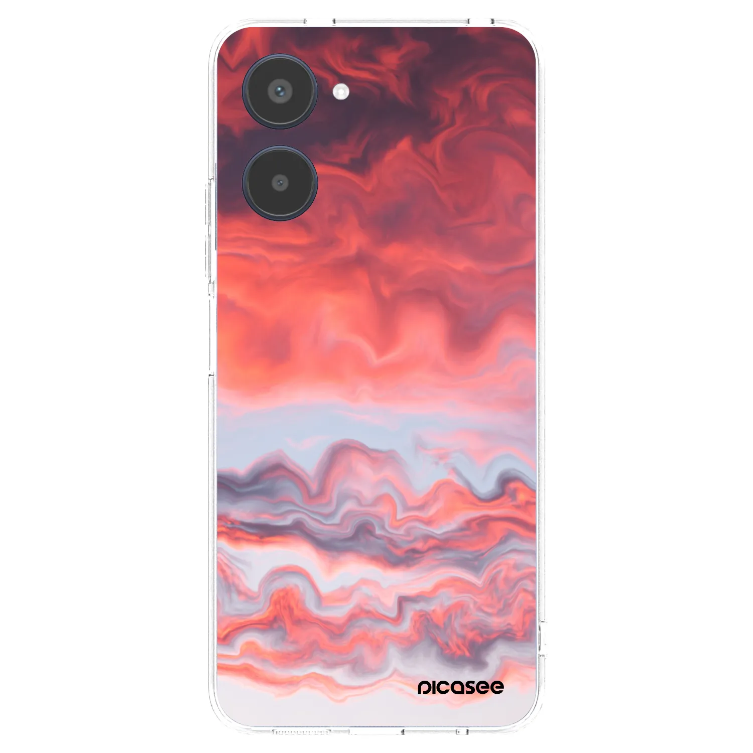 Picasee silikonski prozorni ovitek za Realme 10 4G - Sunset