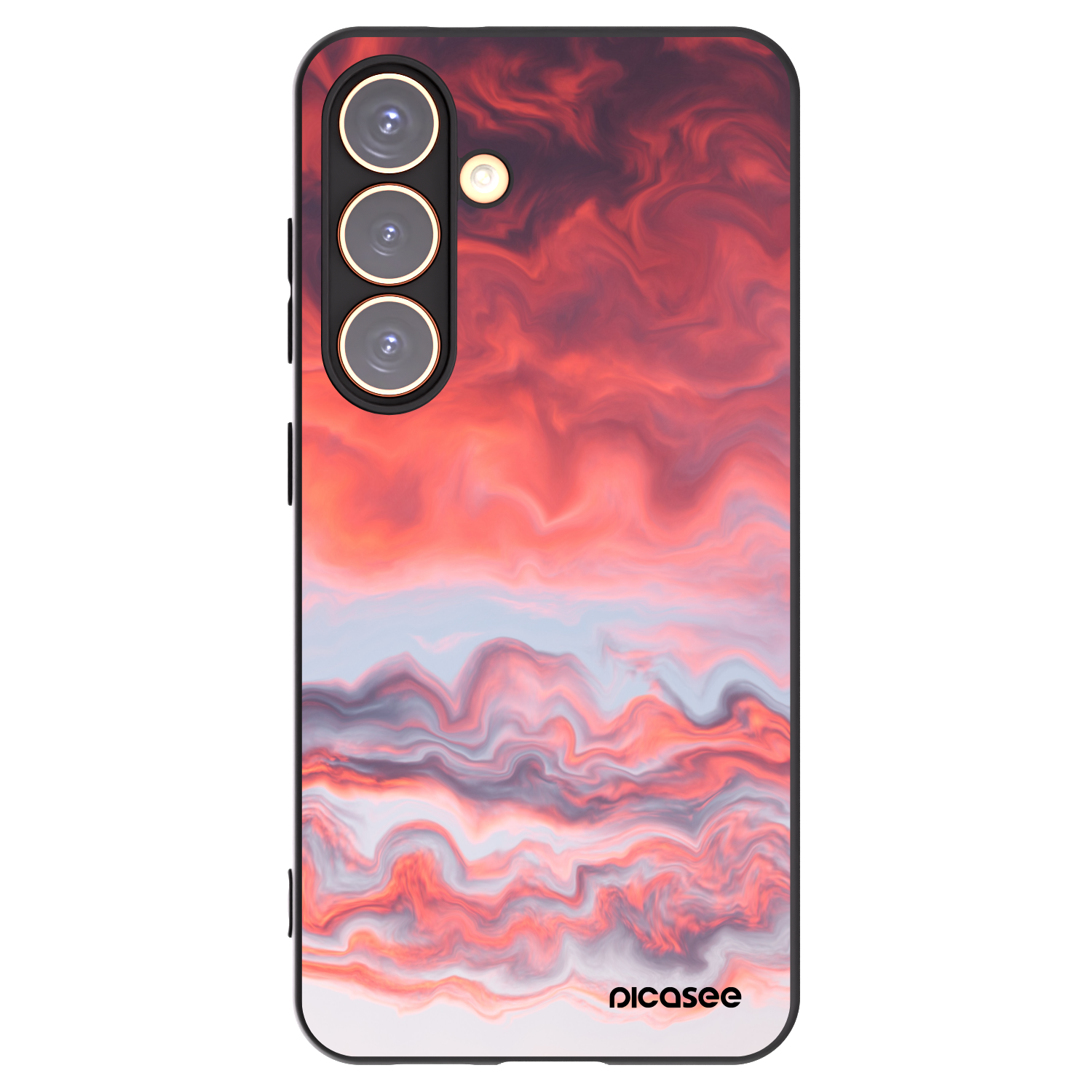 Picasee silikonski črni ovitek za Samsung Galaxy S24 S921B 5G - Sunset