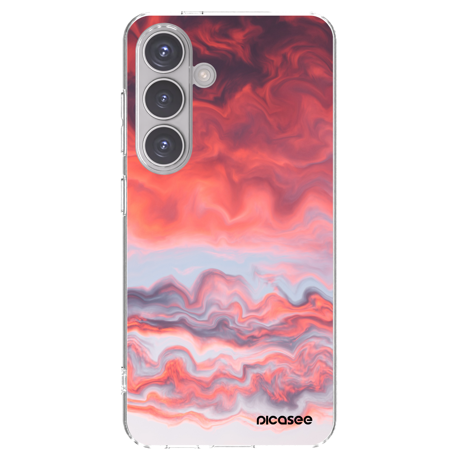 Picasee silikonski prozorni ovitek za Samsung Galaxy S24 S921B 5G - Sunset