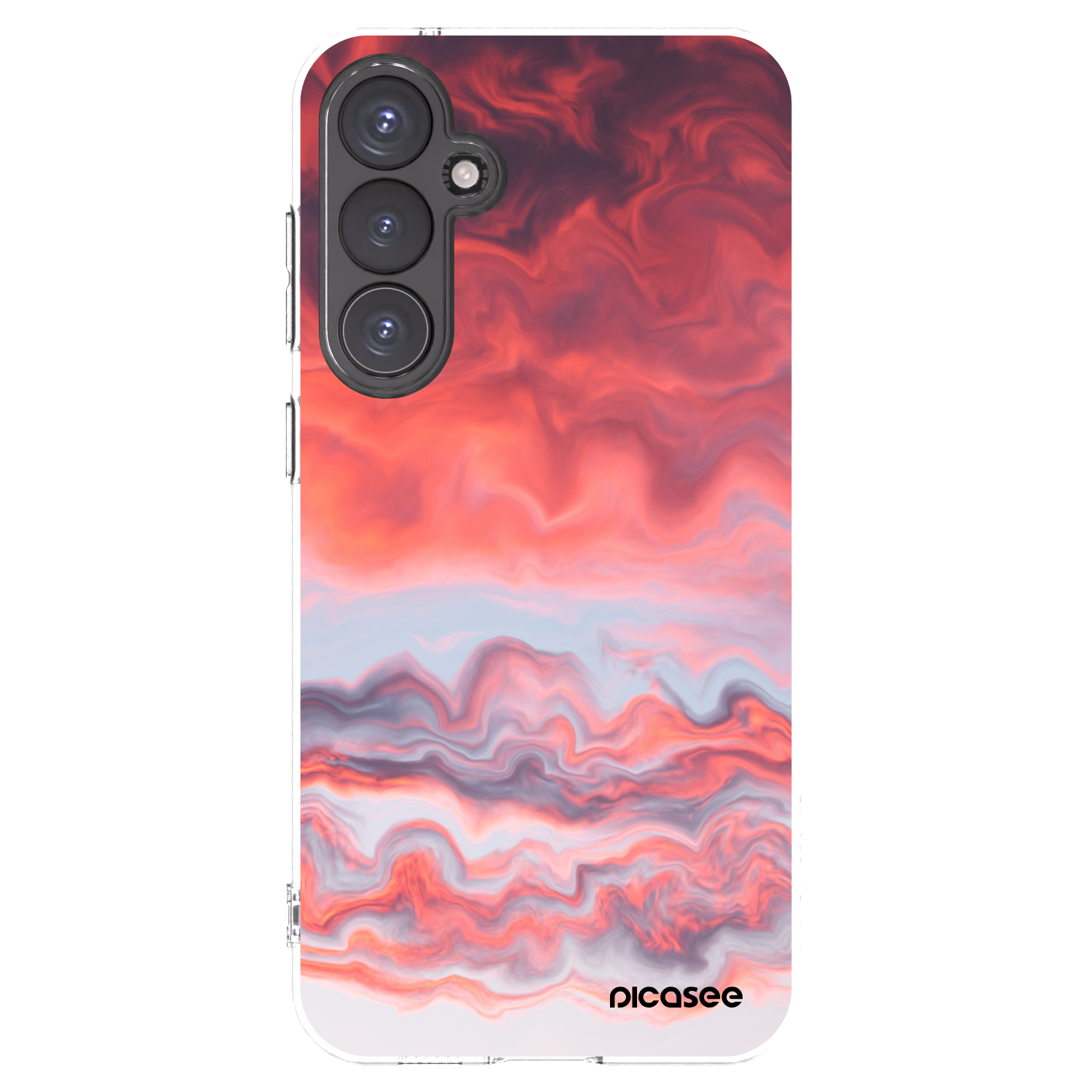 Picasee silikonski prozorni ovitek za Samsung Galaxy S23 FE S711B - Sunset