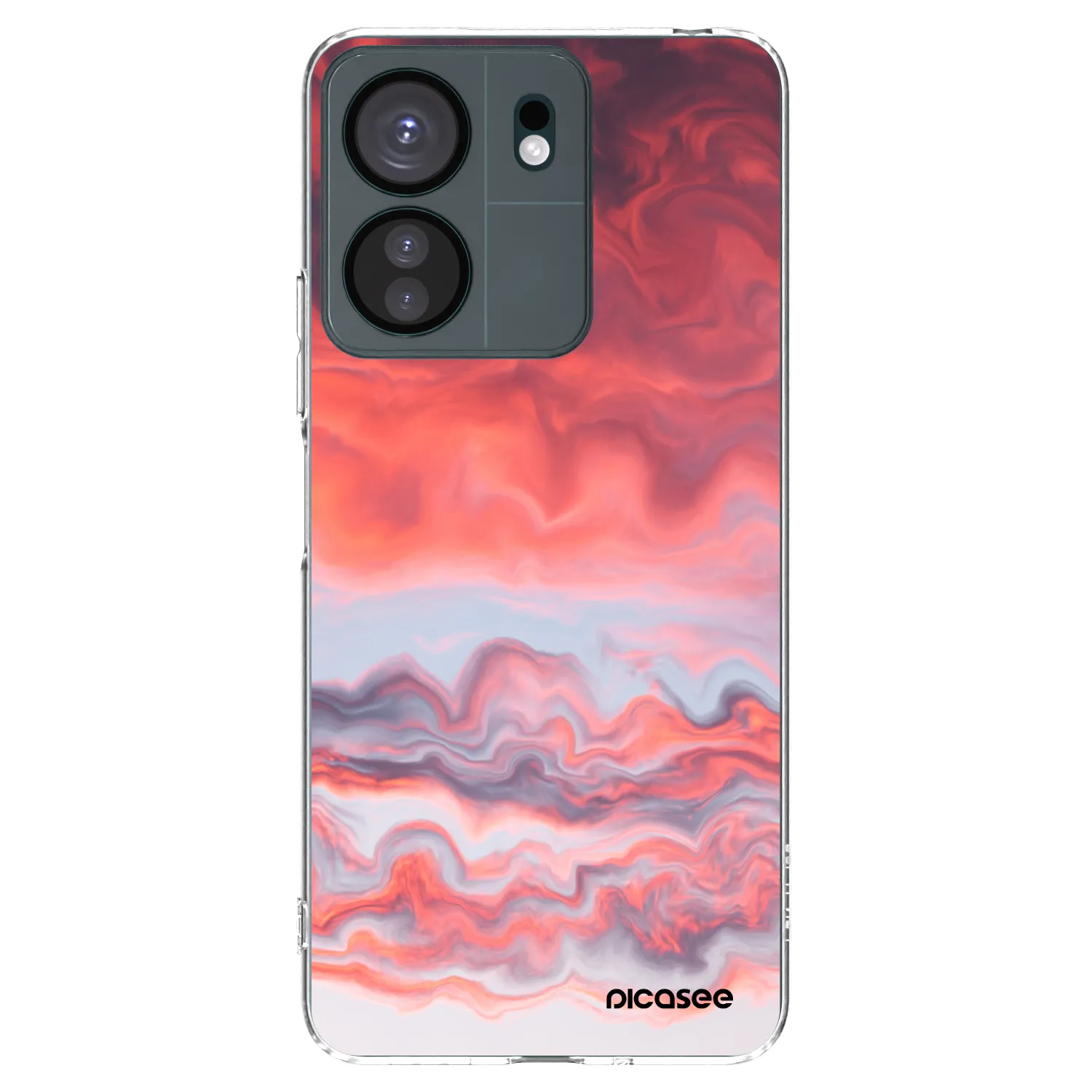 Picasee silikonski prozorni ovitek za Xiaomi Redmi 13C 4G - Sunset