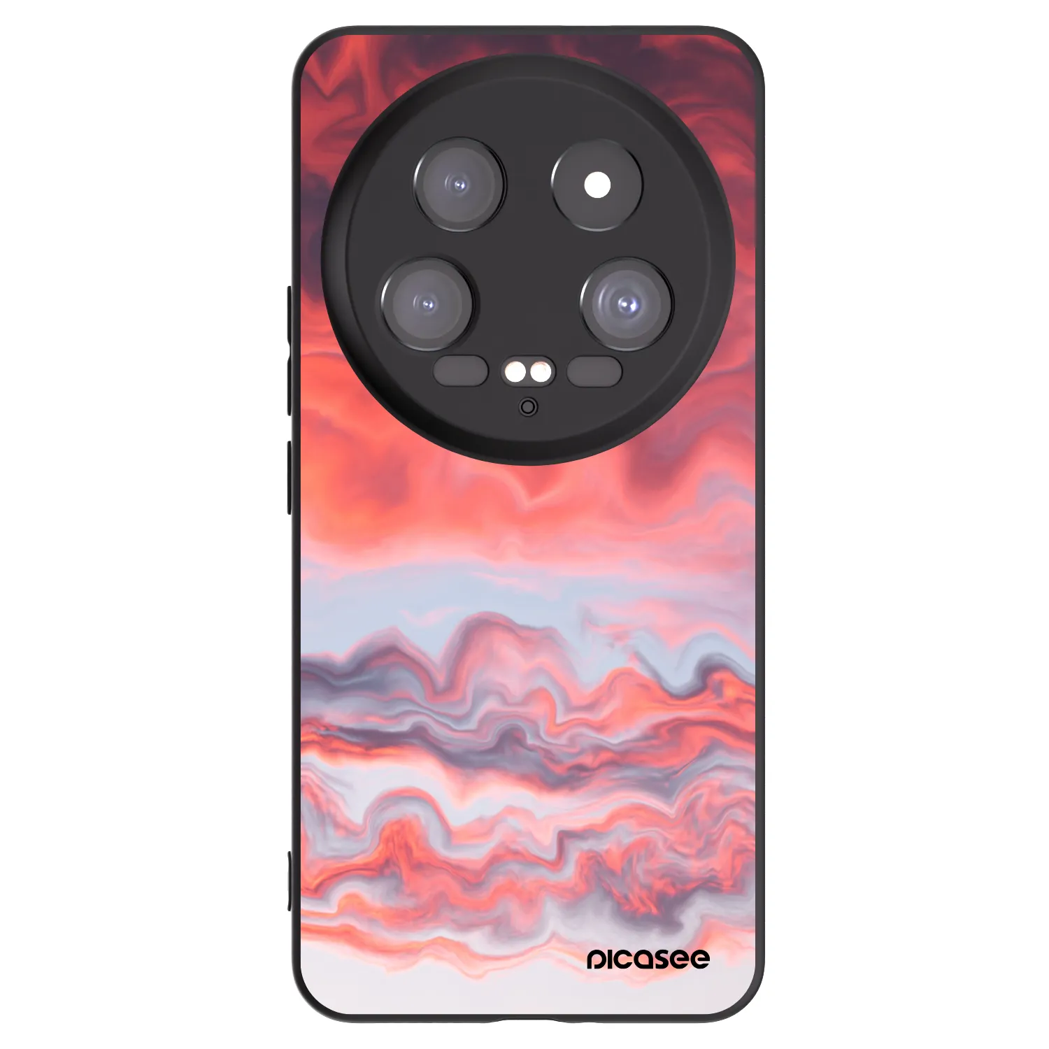 Picasee silikonski črni ovitek za Xiaomi 14 Ultra - Sunset