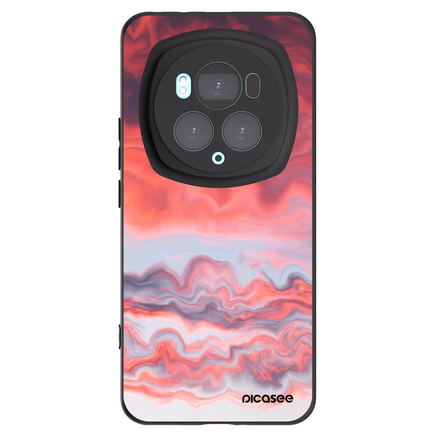 Picasee silikonski črni ovitek za Honor Magic6 Pro - Sunset