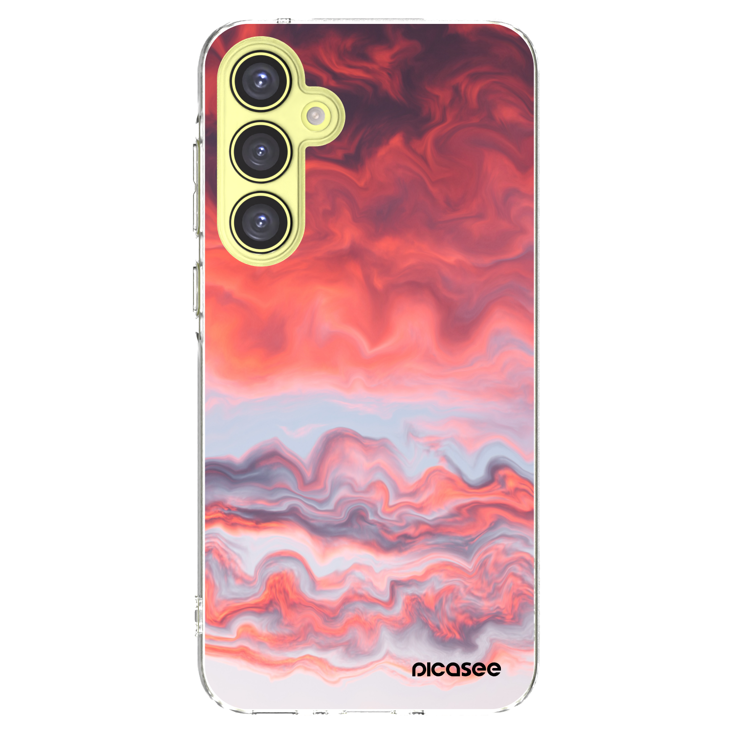 Picasee silikonski prozorni ovitek za Samsung Galaxy A35 5G A356B - Sunset