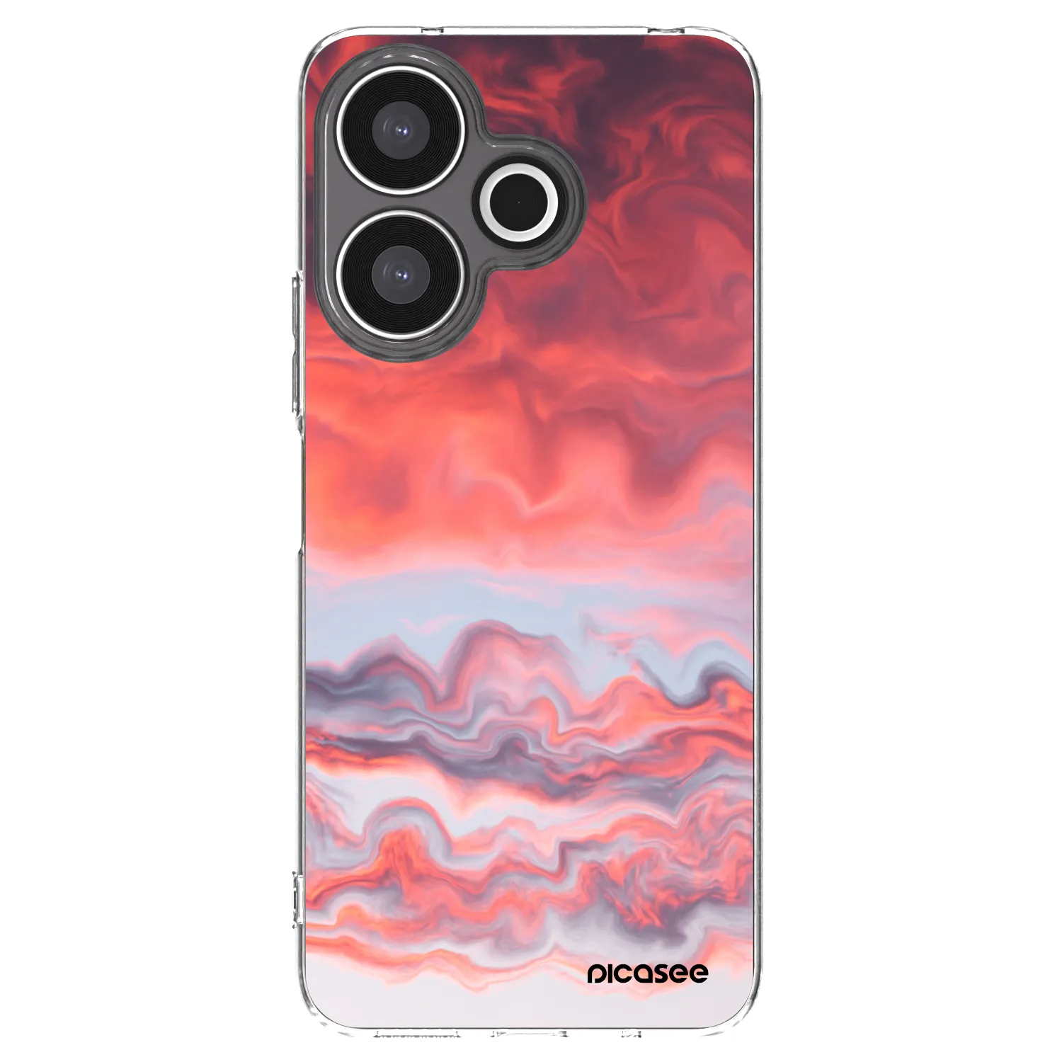 Picasee silikonski prozorni ovitek za Xiaomi Redmi 13 4G - Sunset