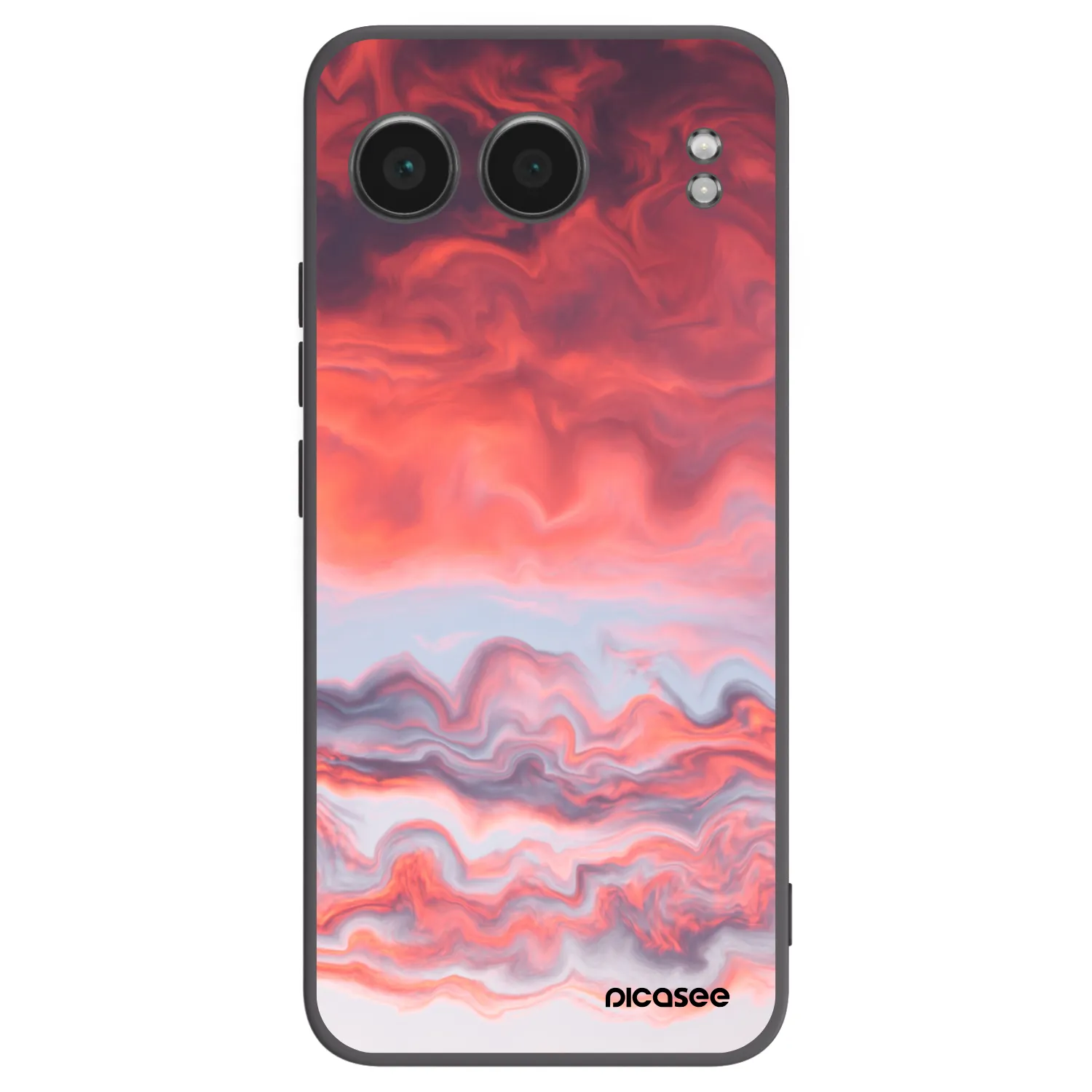 Picasee silikonski črni ovitek za OnePlus Nord 4 - Sunset
