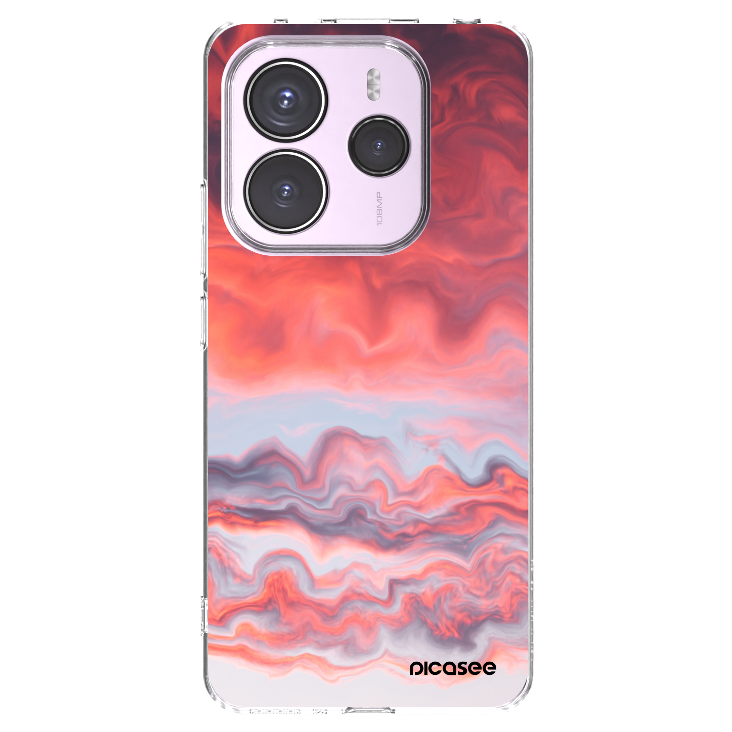 Picasee silikonski prozorni ovitek za Xiaomi Redmi Note 14 5G - Sunset