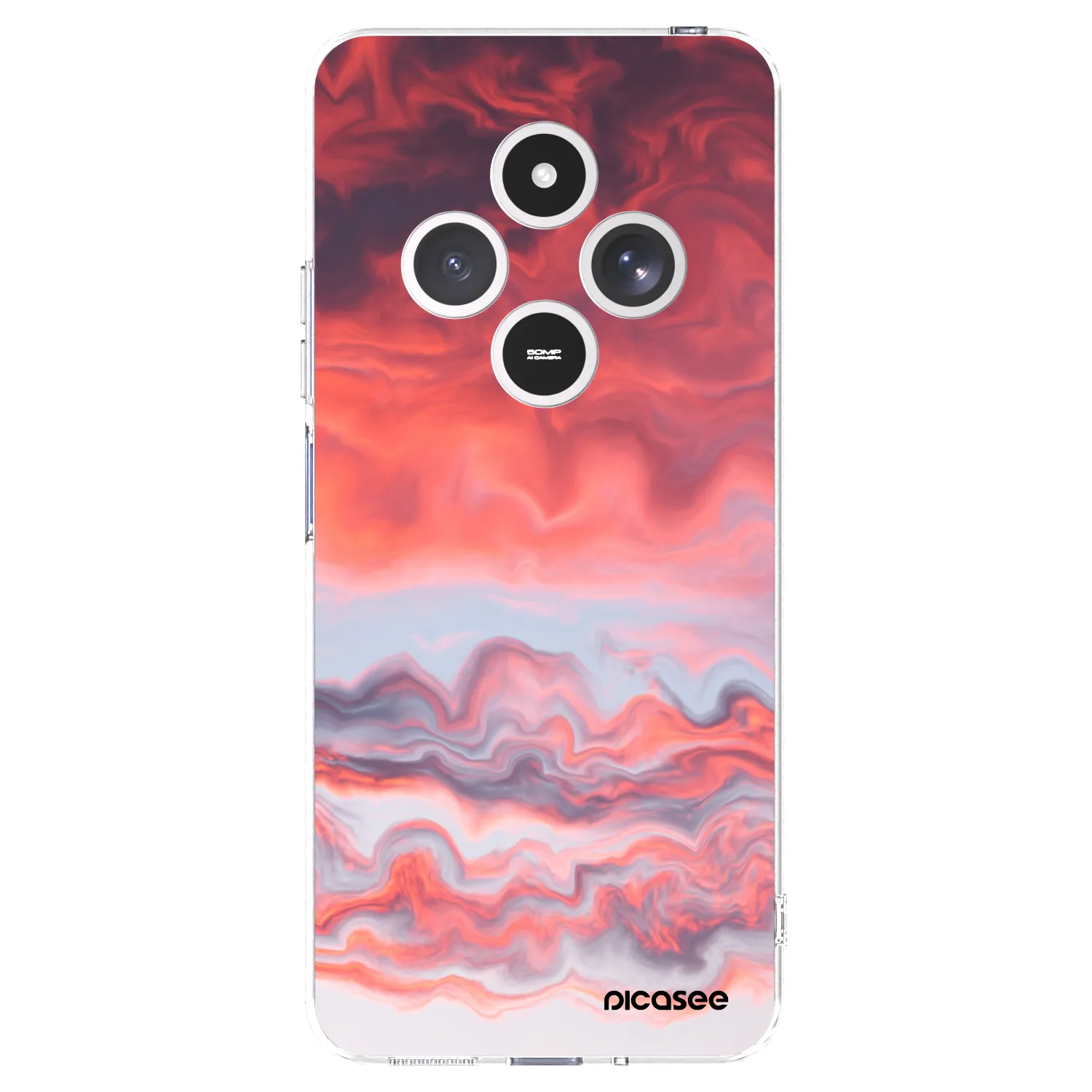 Picasee silikonski prozorni ovitek za Xiaomi Redmi 14C - Sunset