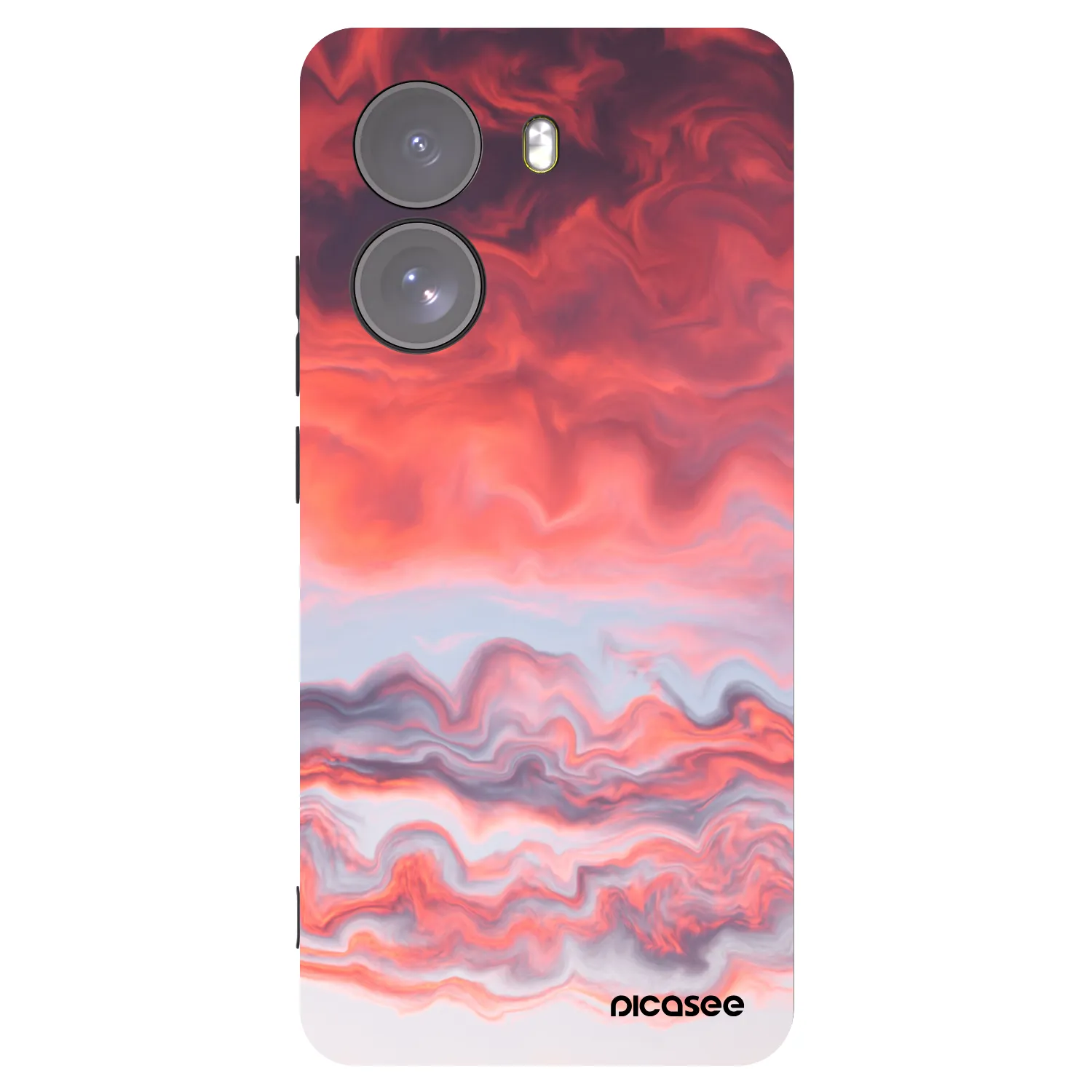 Picasee silikonski črni ovitek za Xiaomi Poco X7 - Sunset
