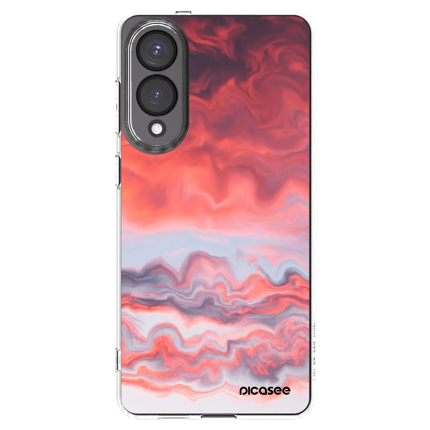 Picasee silikonski prozorni ovitek za Samsung Galaxy S25 Edge 5G - Sunset