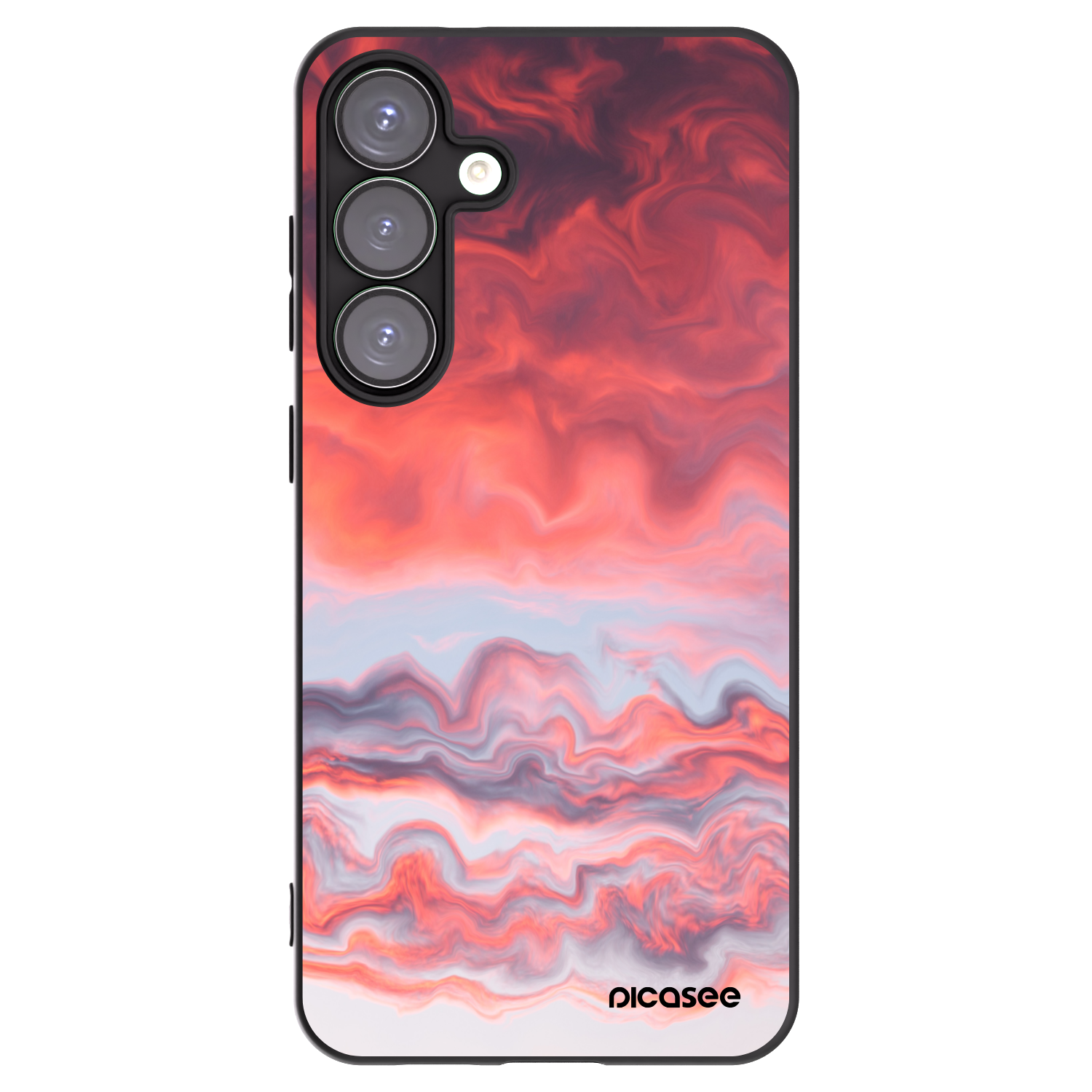 Picasee silikonski črni ovitek za Samsung Galaxy S25+ 5G - Sunset