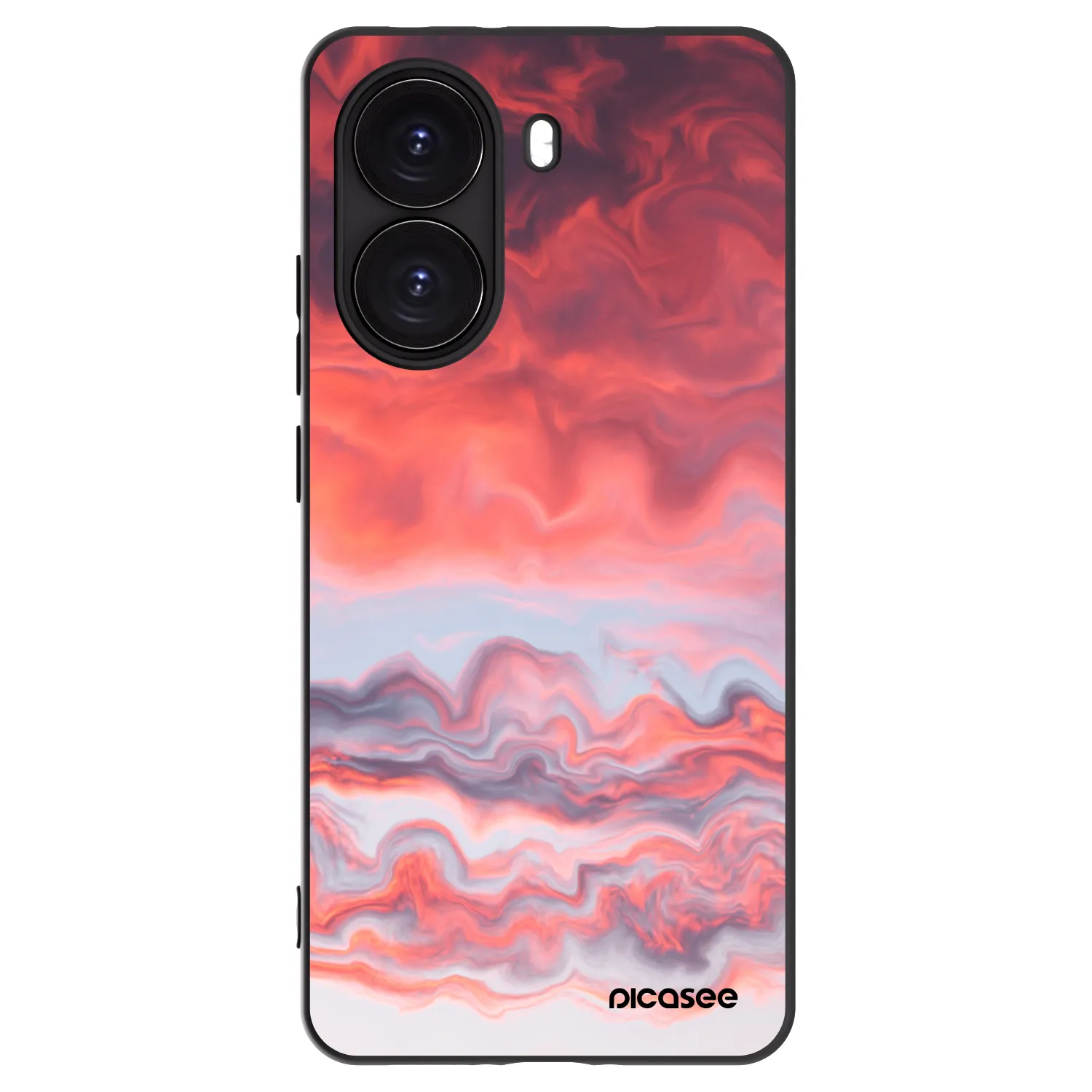 Picasee silikonski črni ovitek za Xiaomi Poco X7 Pro 5G - Sunset