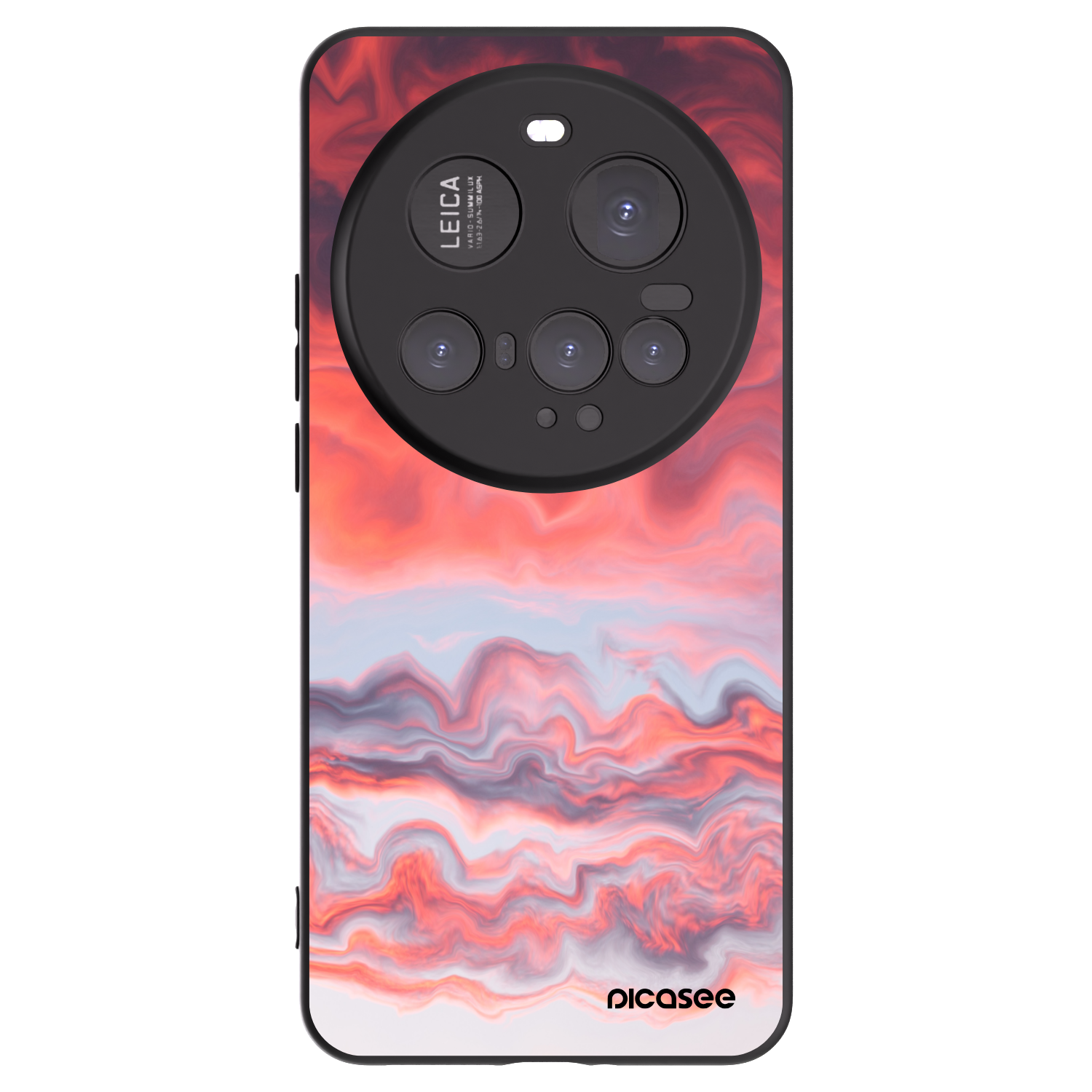 Picasee silikonski črni ovitek za Xiaomi 15 Ultra - Sunset