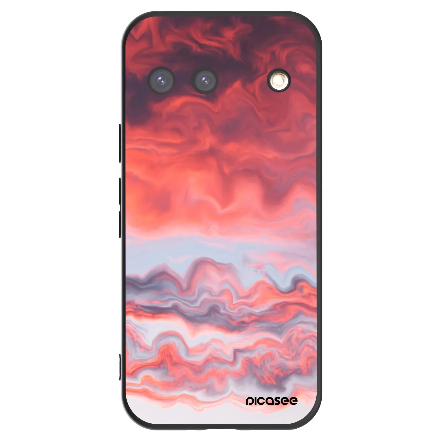 Picasee silikonski črni ovitek za Google Pixel 9 - Sunset