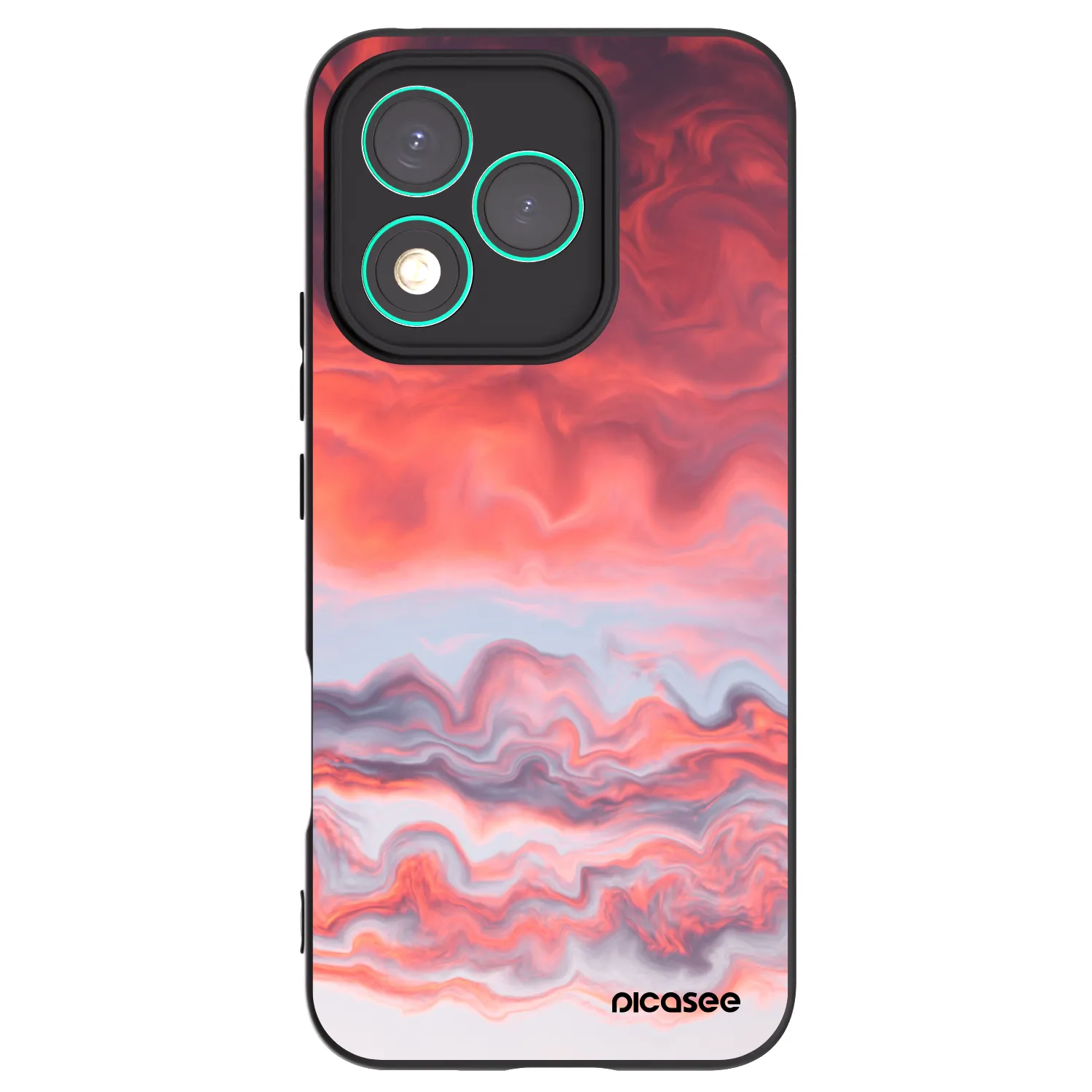 Picasee silikonski črni ovitek za Honor 400 Lite 5G - Sunset