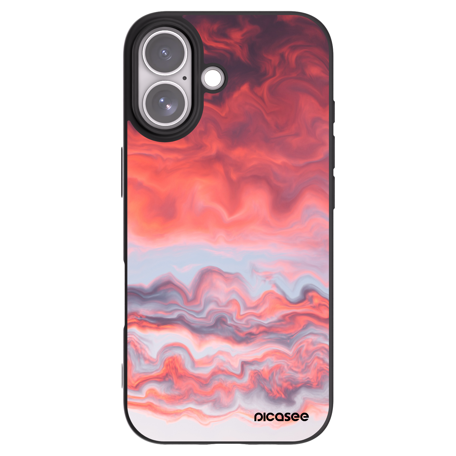 Picasee silikonski črni ovitek za Apple iPhone 17 - Sunset