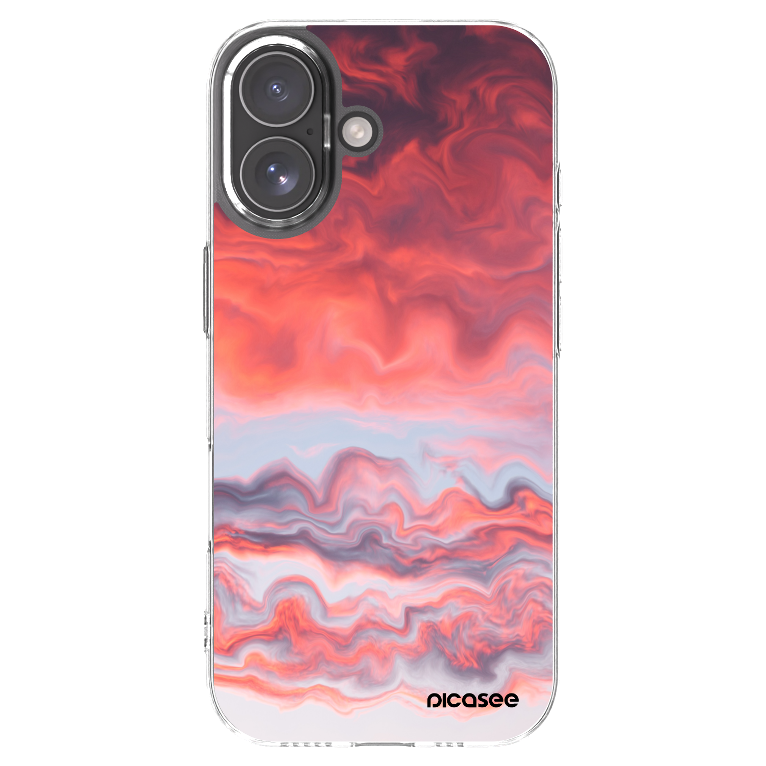 Picasee silikonski prozorni ovitek za Apple iPhone 17 - Sunset