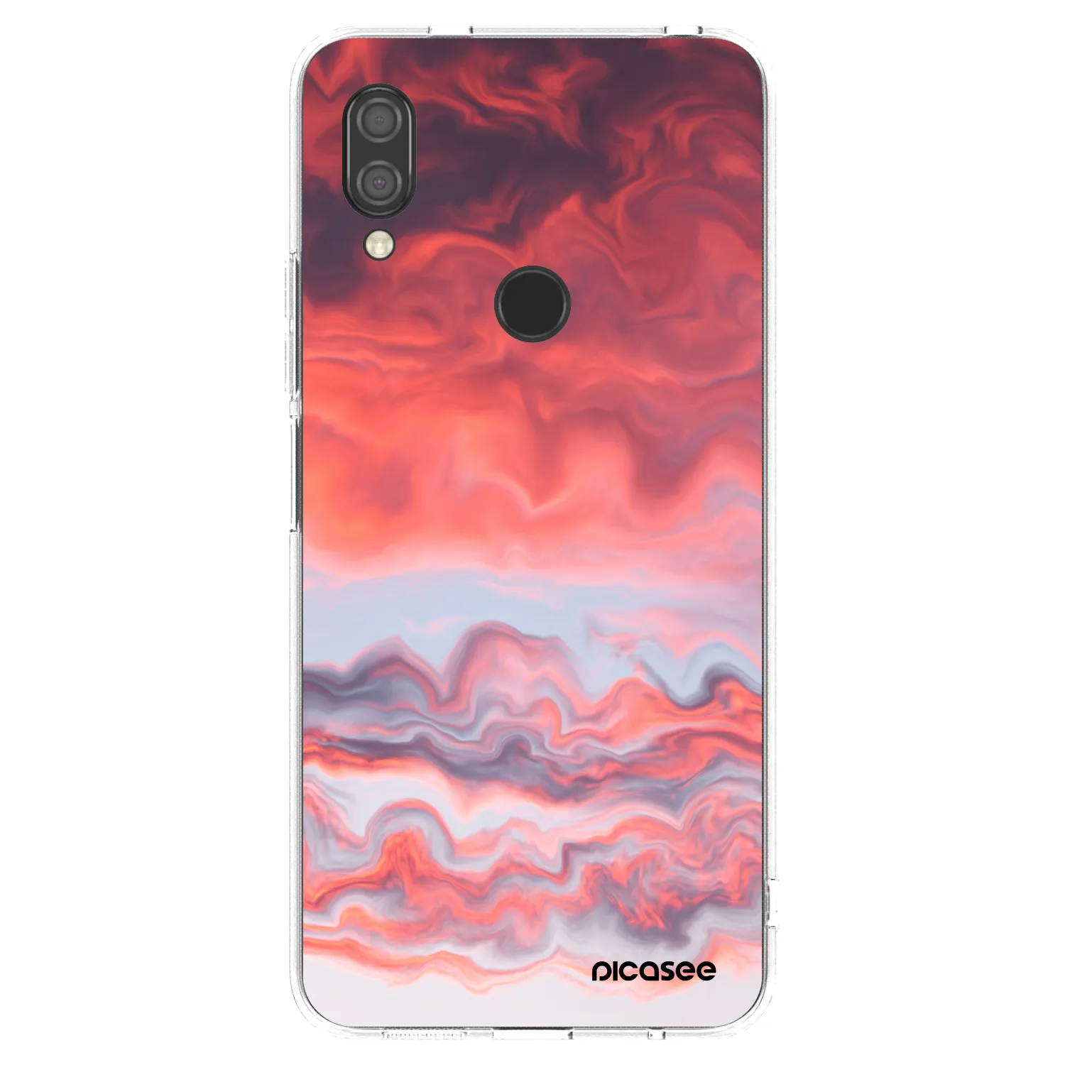 Picasee silikonski prozorni ovitek za Xiaomi Redmi 7 - Sunset